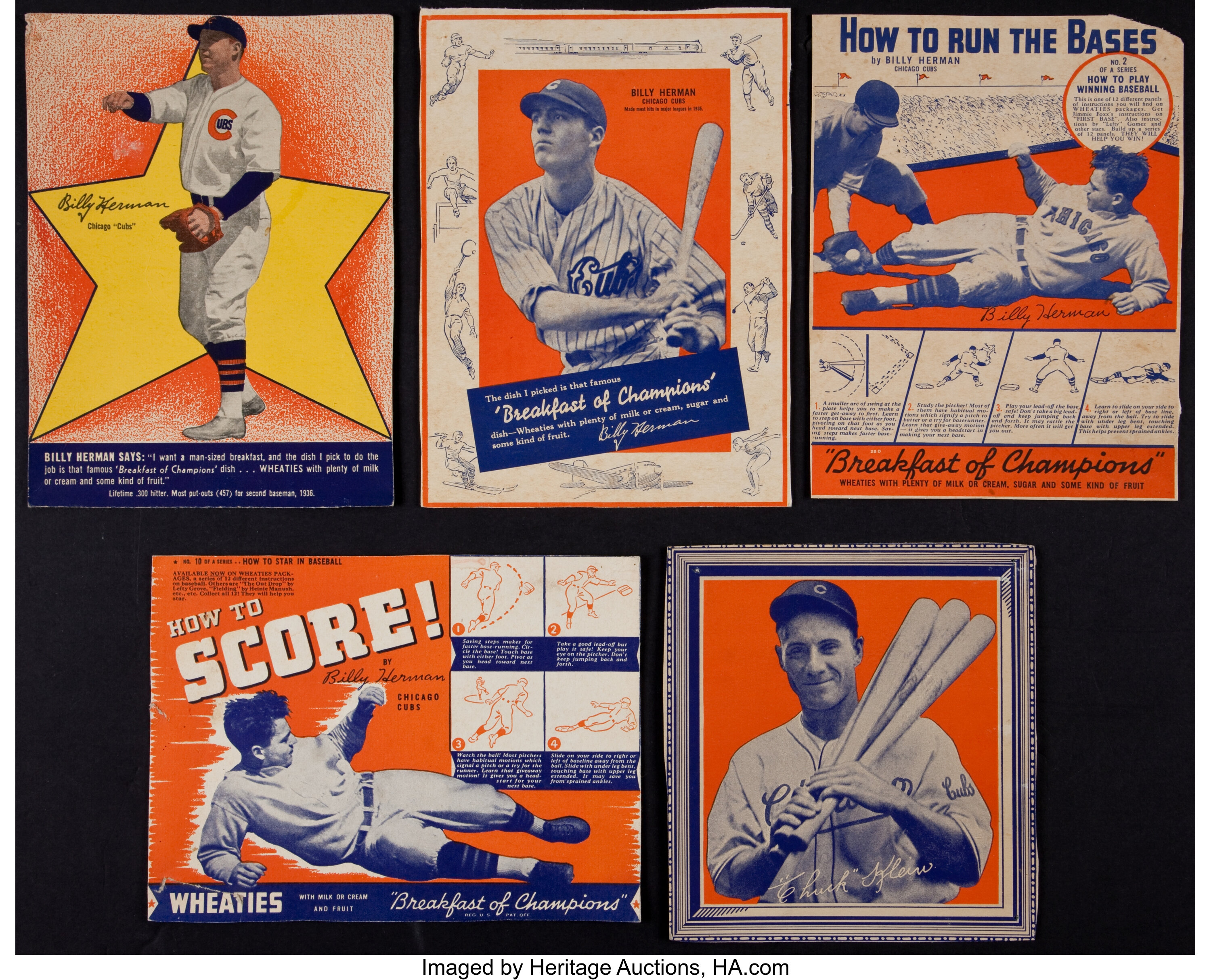 Sold at Auction: 1940s Chicago Cubs Lot