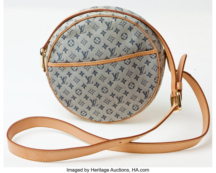 Heritage Vintage: Louis Vuitton Blue Mini Monogram Canvas Jeanne