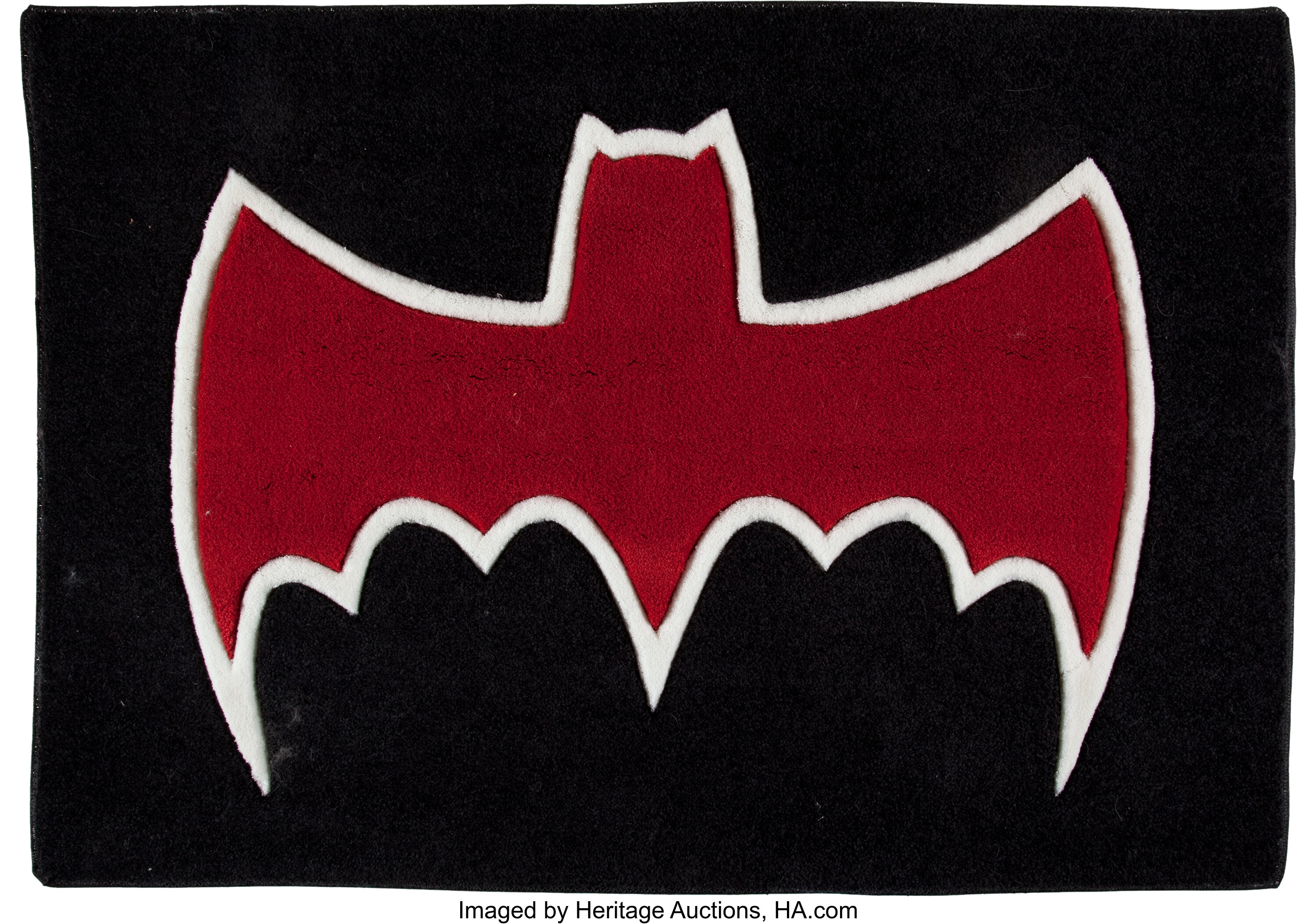 Batman 1966 TV Batmobile Logo Carpet (undated). ... Memorabilia | Lot  #13563 | Heritage Auctions