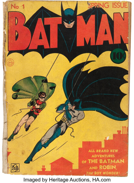 Golden Age (1938-1955):Superhero, Batman #1 (DC, 1940) Condition: PR....