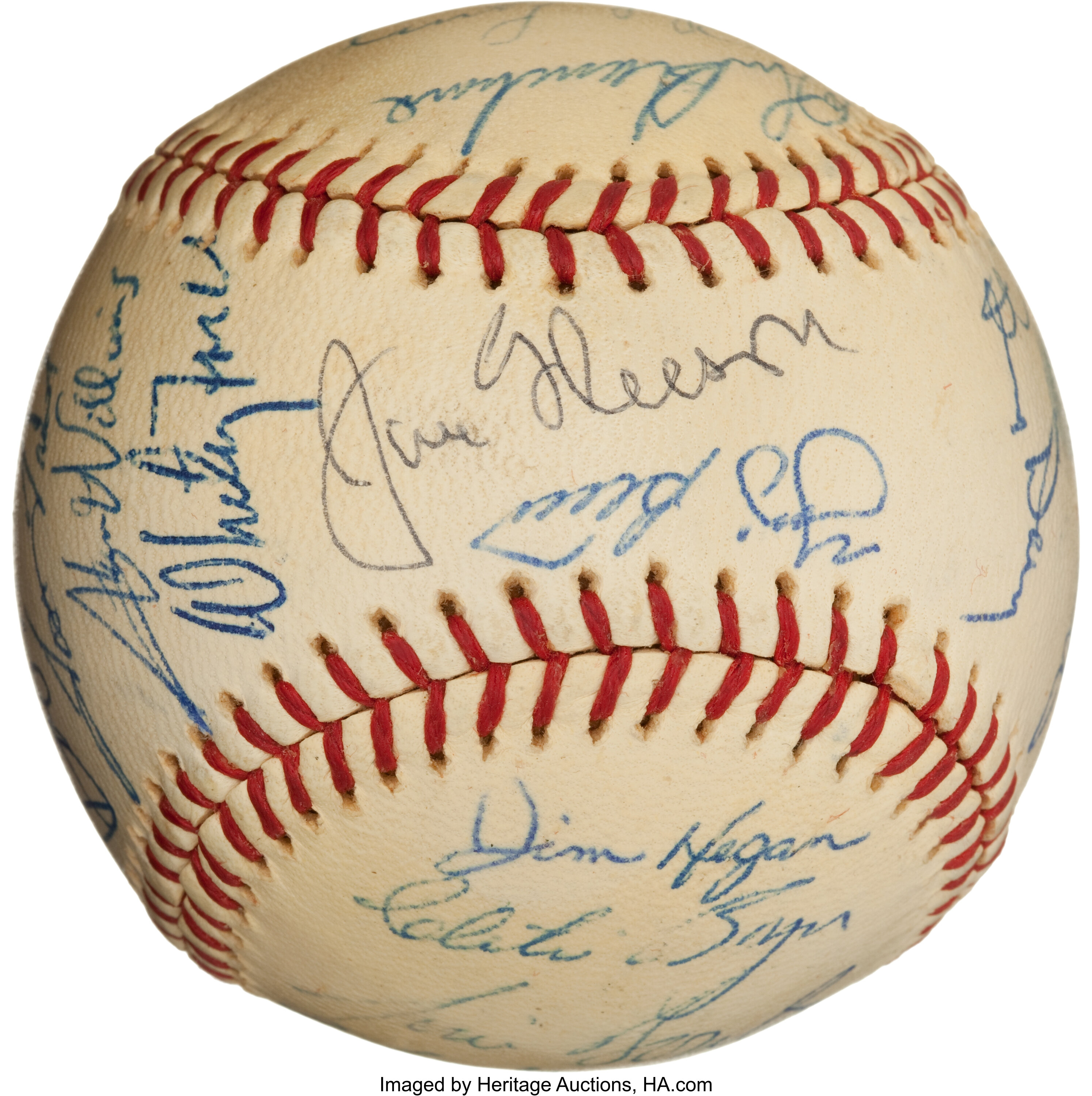 1964 New York Yankees Team Signed Baseball (27 Signatures) -, Lot #41102