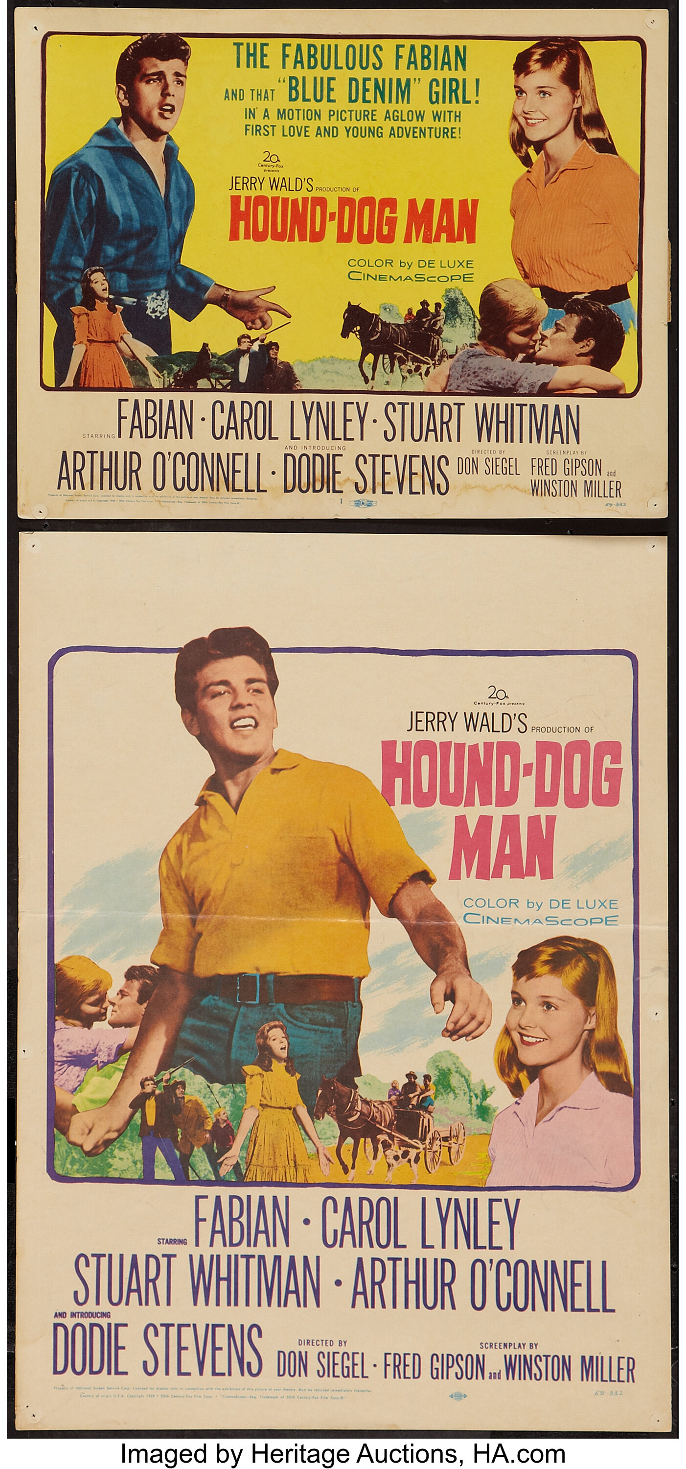 Hound-Dog Man (20th Century Fox, 1959). Window Card (14