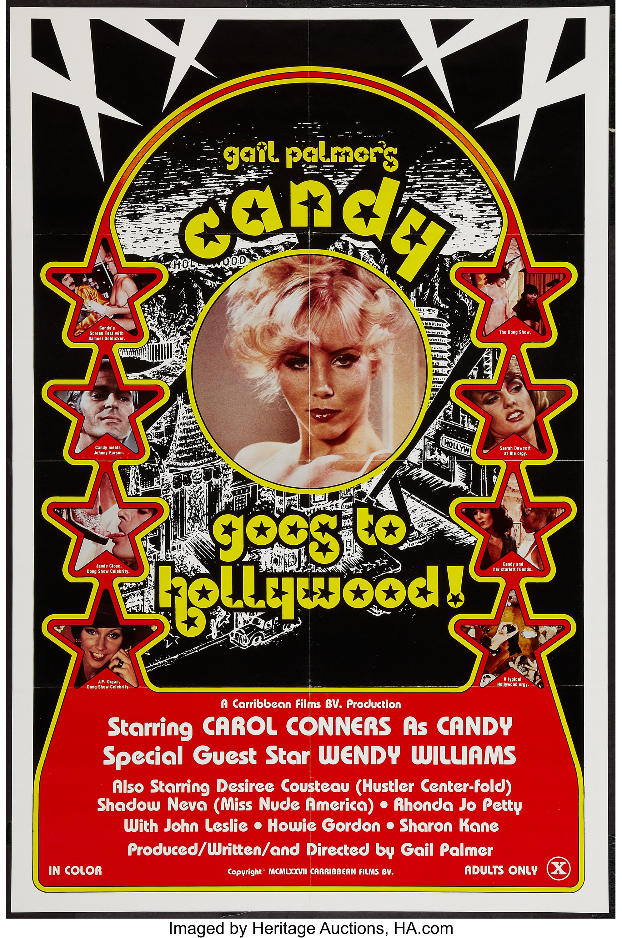 Candy Goes to Hollywood (Caribbean Films, 1979). One Sheet (23