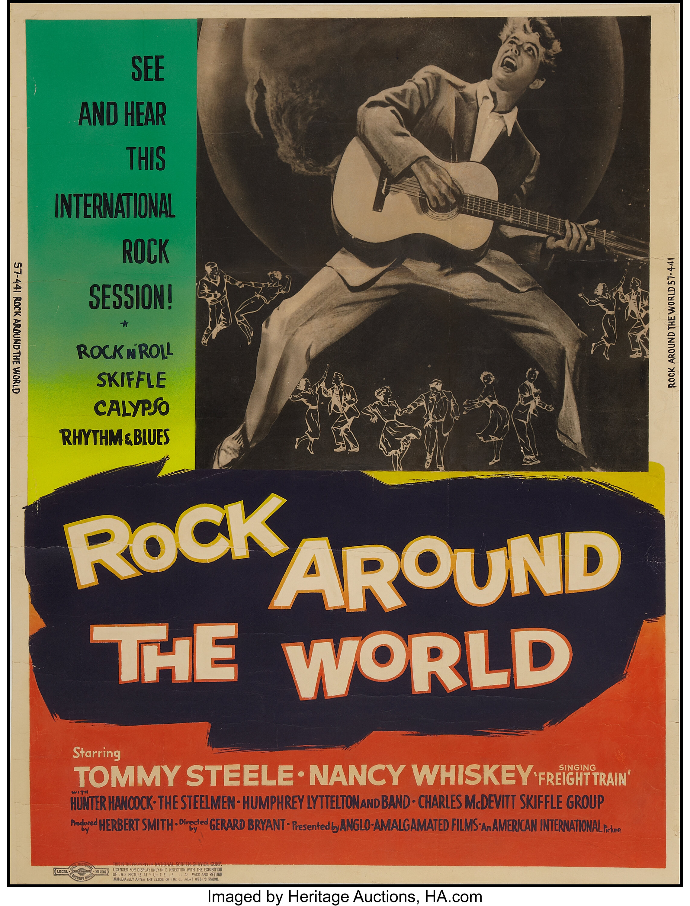 Rock Around the World Lot (American International, 1957). One, Lot #52336