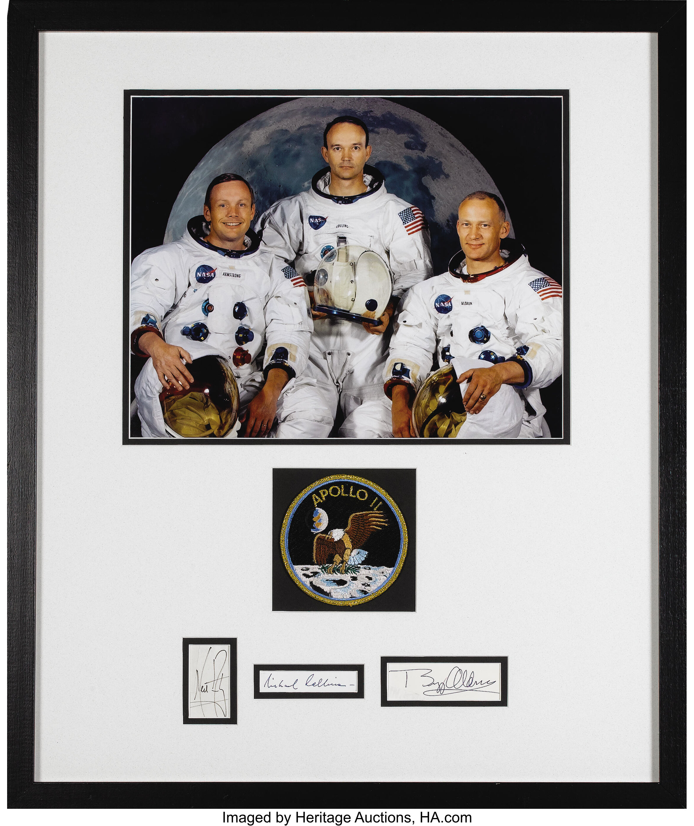 Sold at Auction: Apollo Mission Framed Patch Display