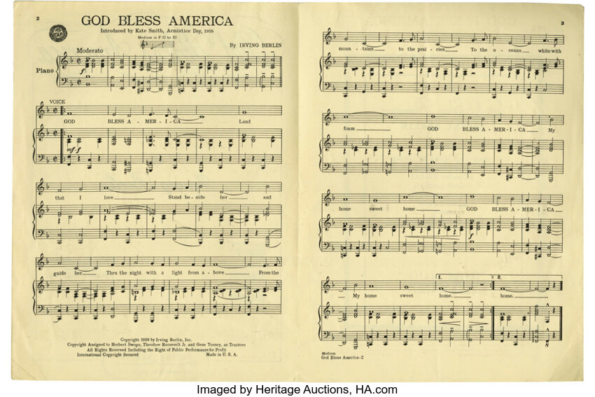 Featured image of post God Bless America Sheet Music : Download and print god bless america sheet music for voice, piano or guitar by irving berlin.