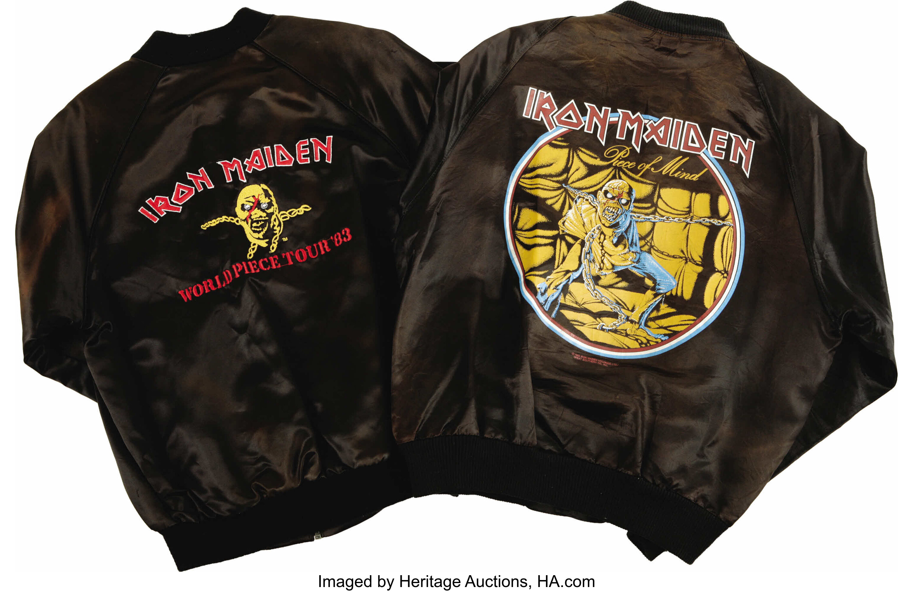 iron maiden tour jacket