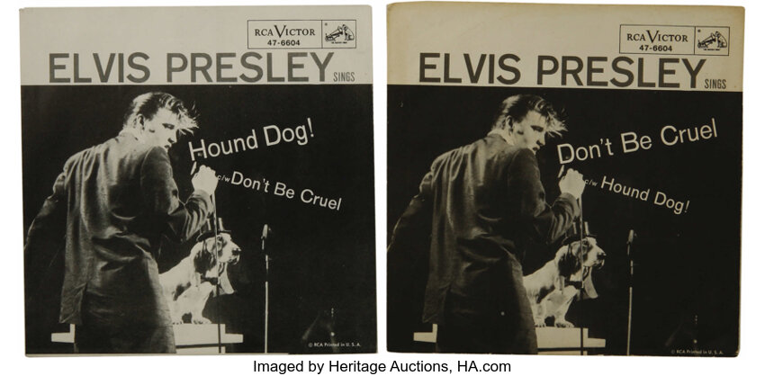 elvis presley singing hound dog
