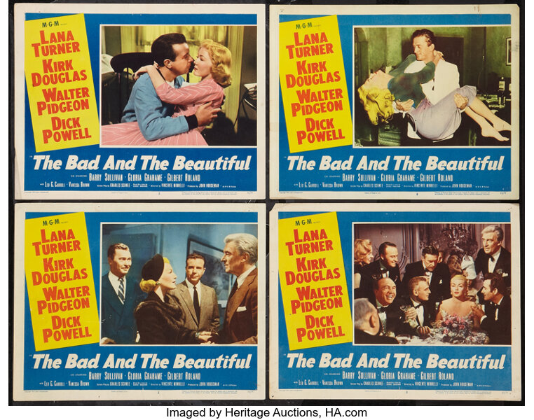 The Bad And The Beautiful Mgm 1953 Lobby Cards 4 11 X 14 Lot 52059 Heritage Auctions