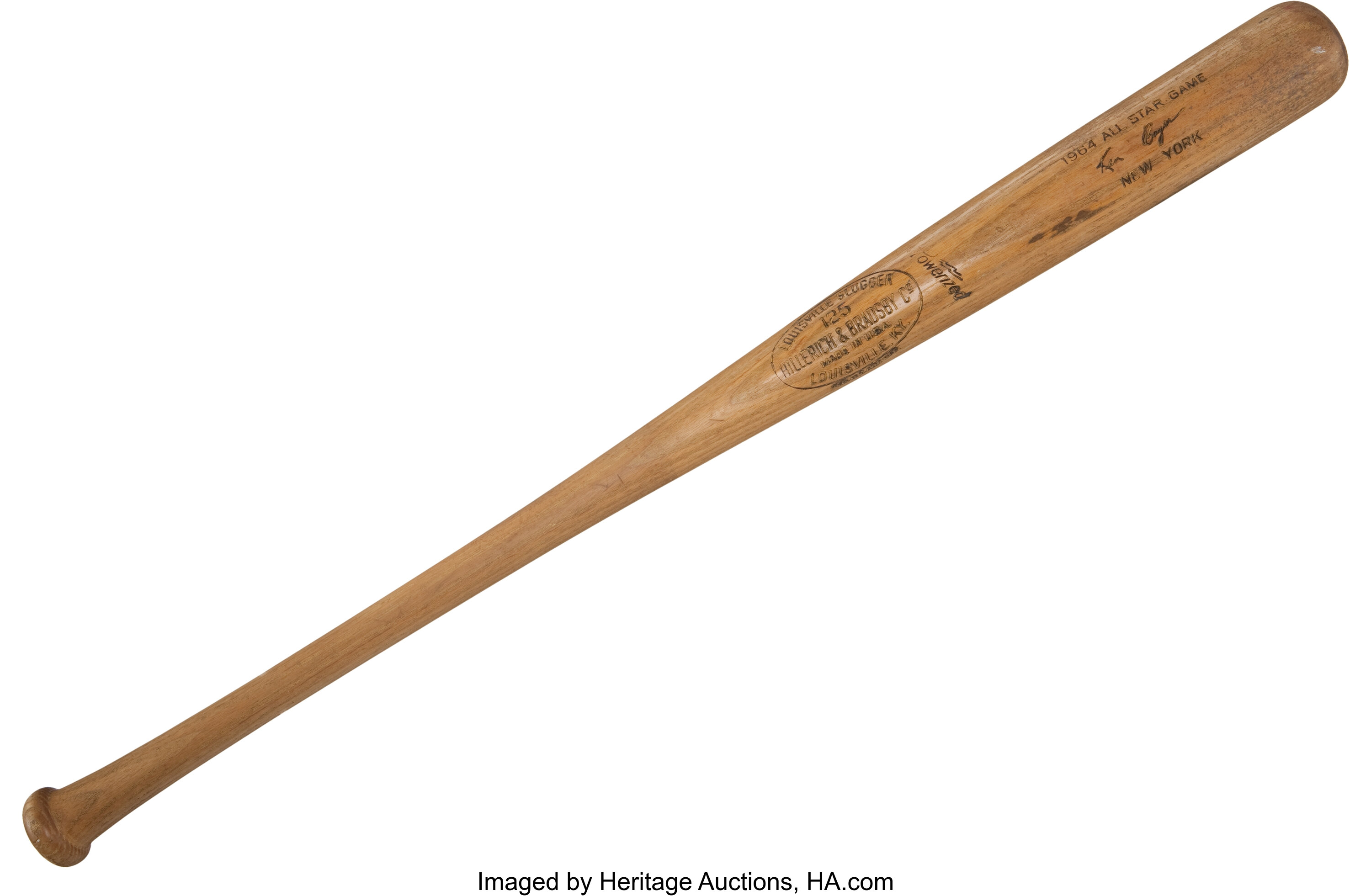 At Auction: Pair Vintage Louisville Slugger Baseball Bats