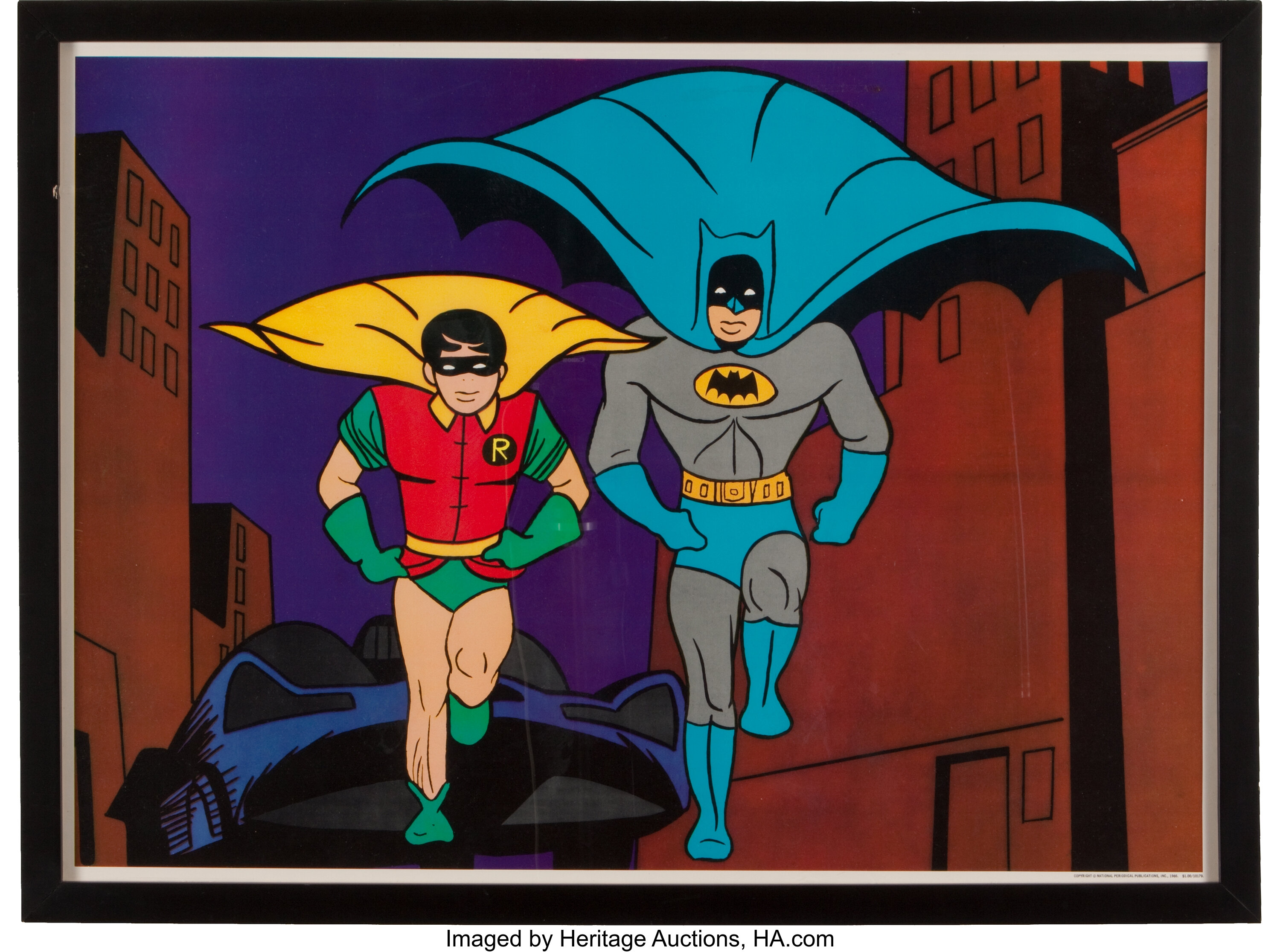 Batman and Robin TV Series Opening Credits Poster (DC/ABC, 1966). | Lot  #12491 | Heritage Auctions