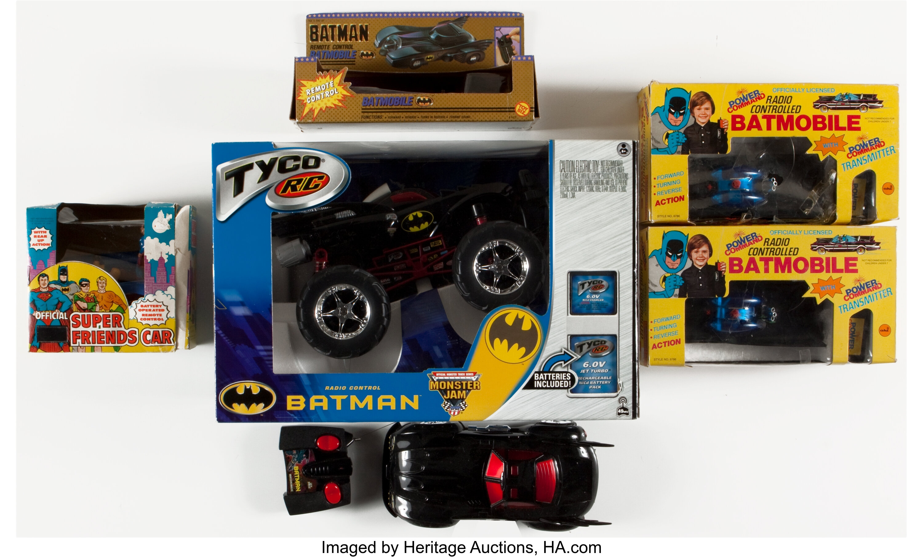 Tyco rc batmobile monster cheap truck remote