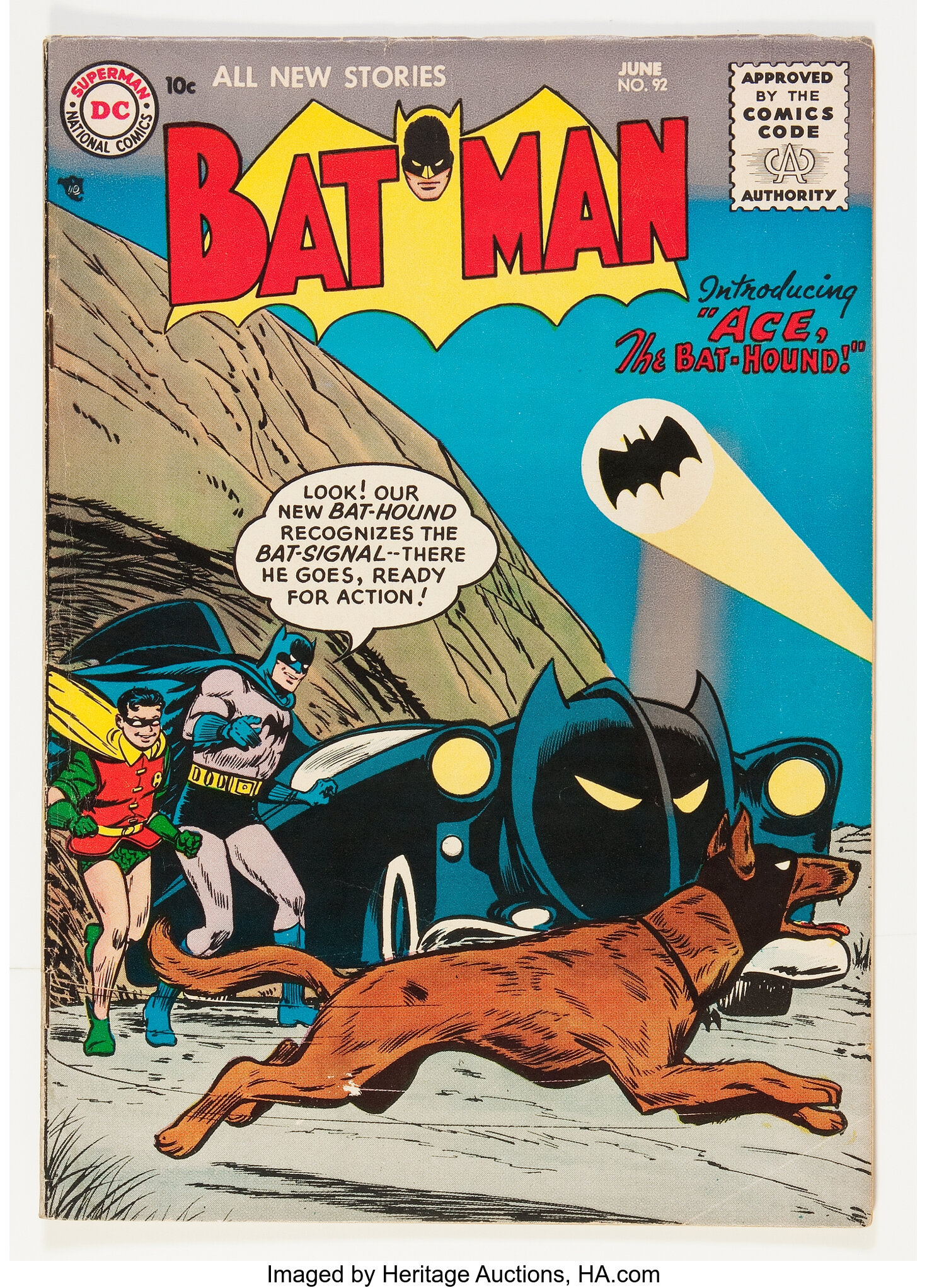 Batman #92 (DC, 1955) Condition: VG/FN.... Golden Age (1938-1955) | Lot  #14121 | Heritage Auctions