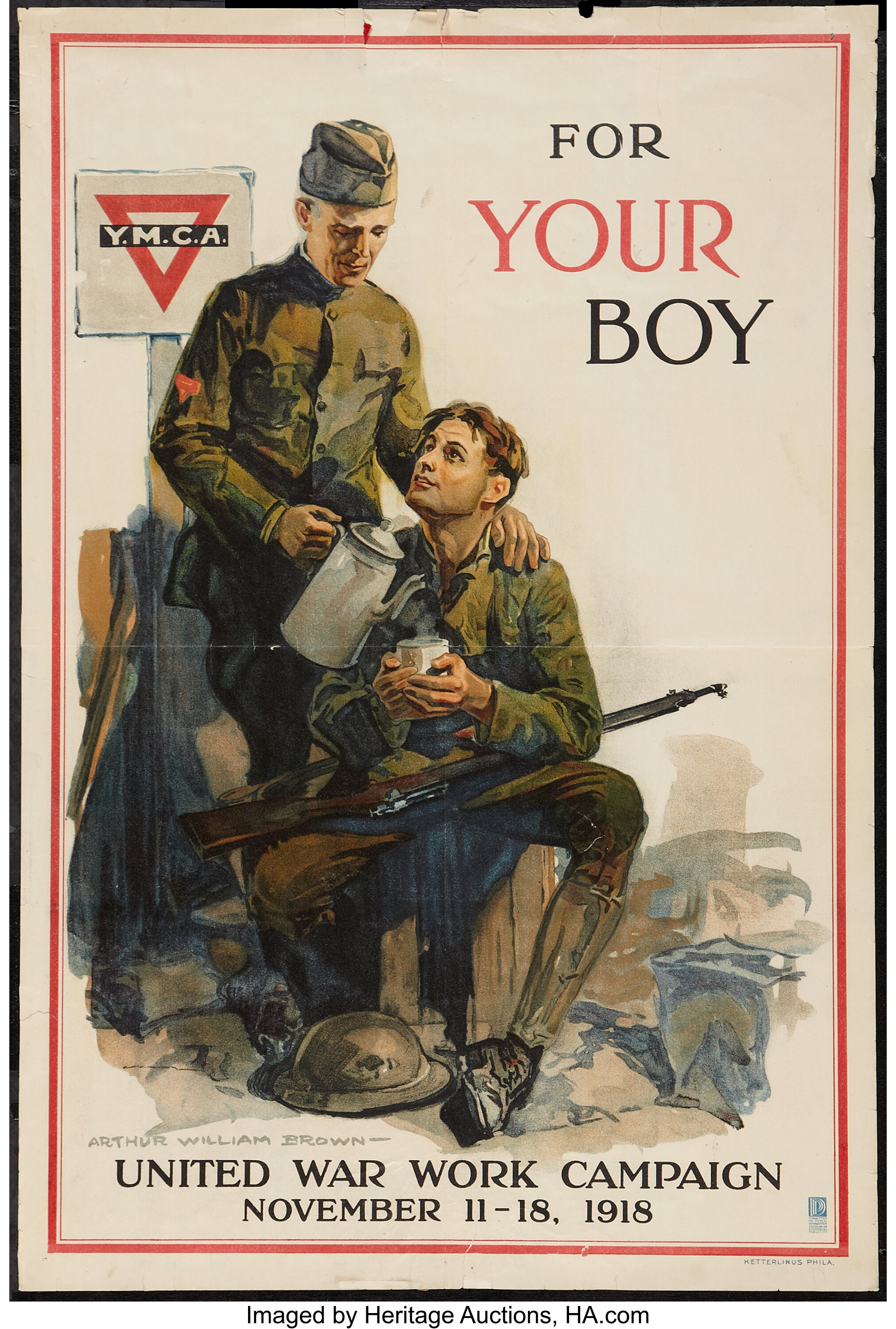 World War I Propaganda (Committee on Public Information, 1918). | Lot ...