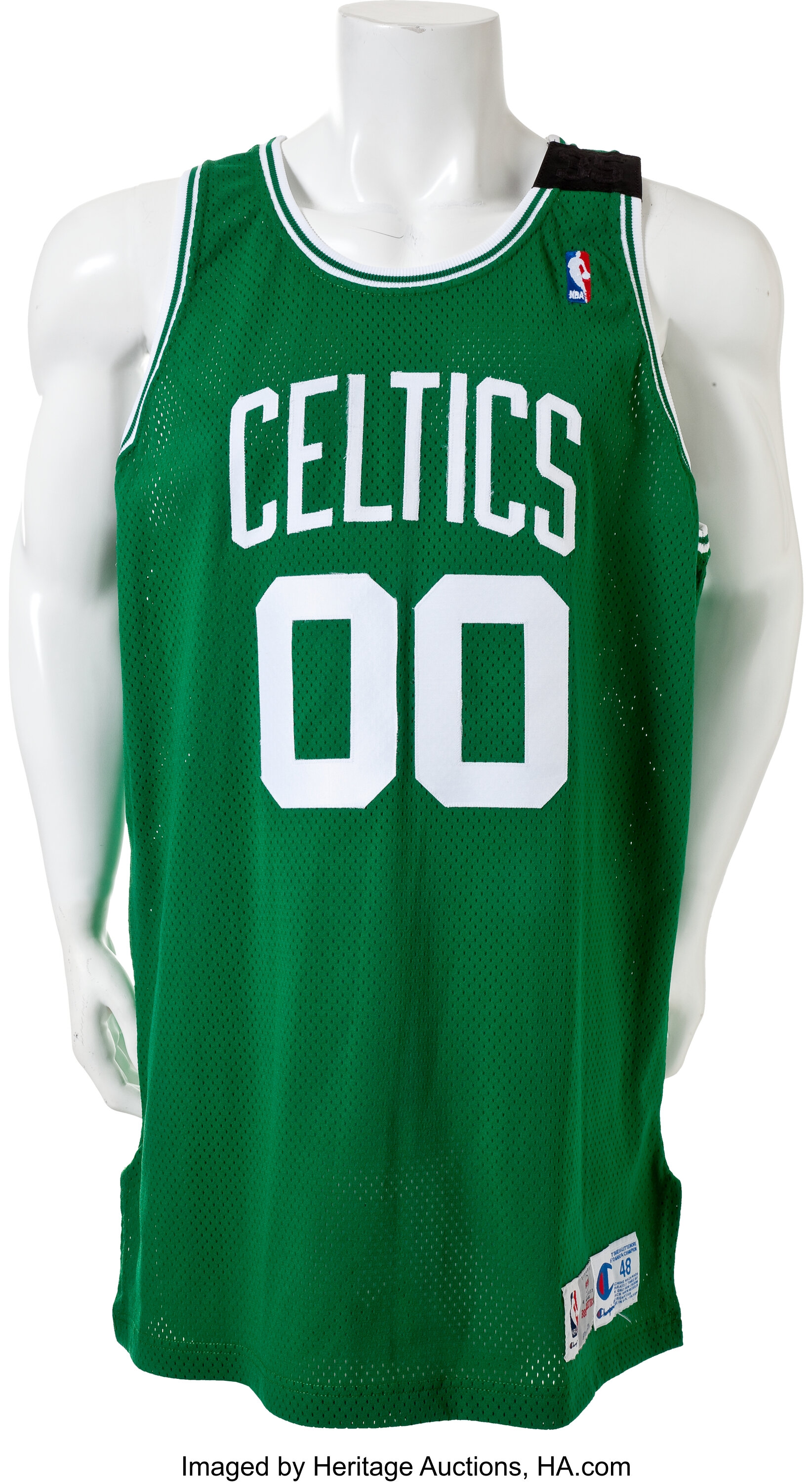 Lot Detail - Robert Parish 1990-91 Boston Celtics Game Used Home Jersey