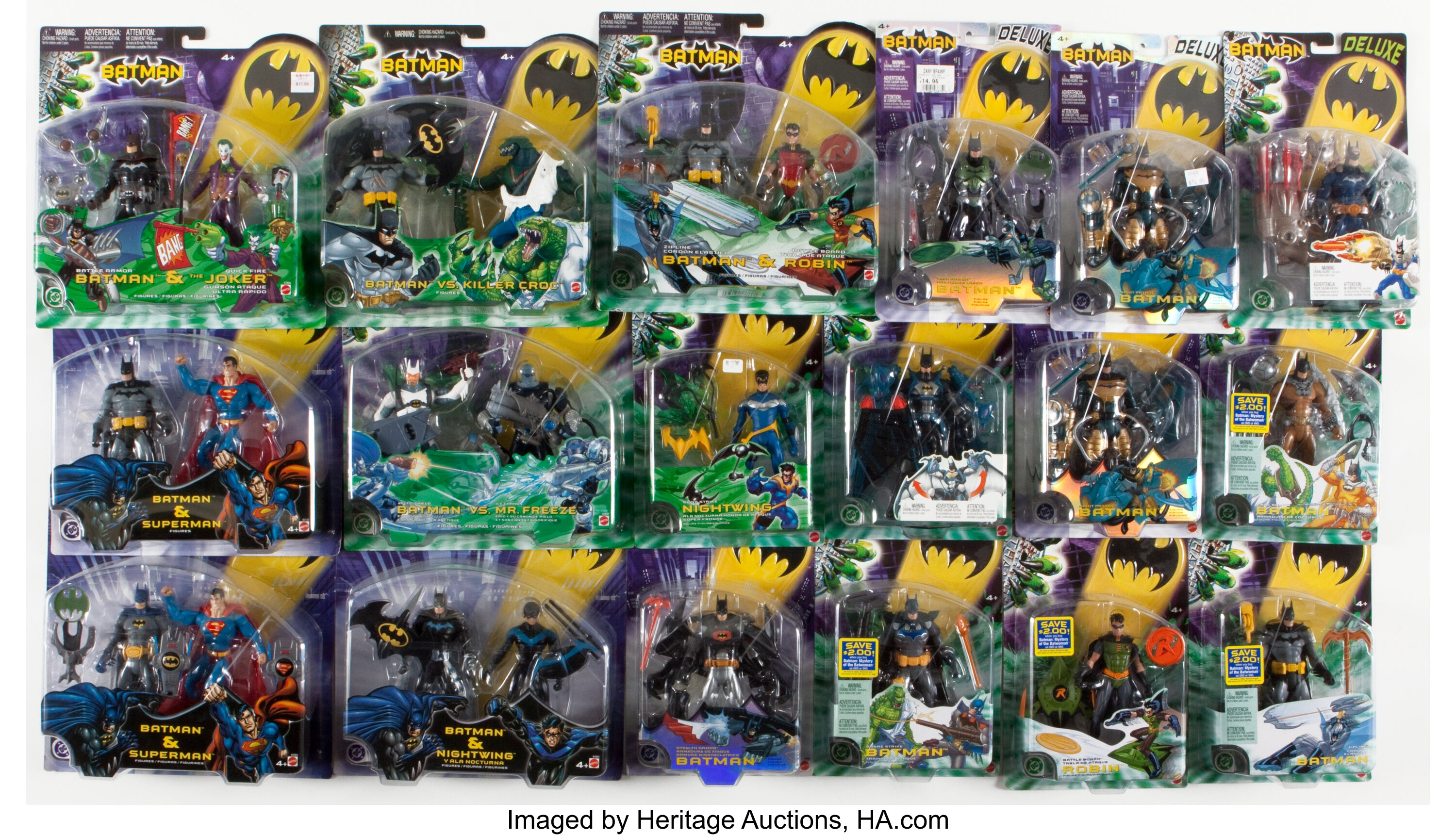 Batman Action Figure Group (Mattel, 2003). ... (Total: 18 Items) | Lot  #13584 | Heritage Auctions