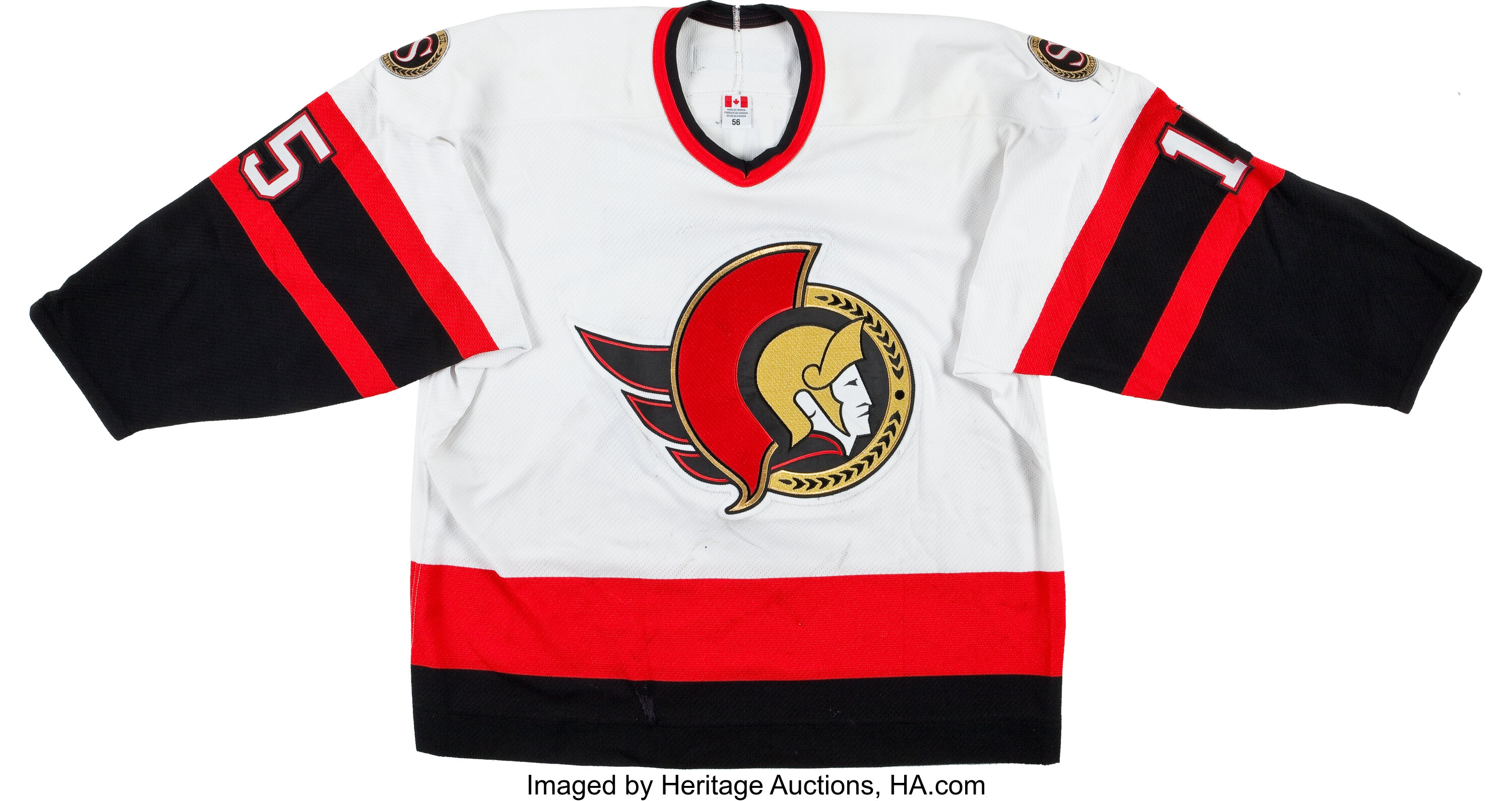 Ottawa senators hot sale game worn