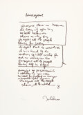 Handwritten Lennon lyrics to be sold in NYC – Troy Record