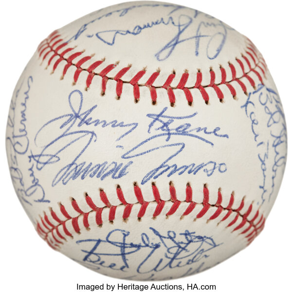 St. Louis Cardinals Autographed Baseball Memorabilia