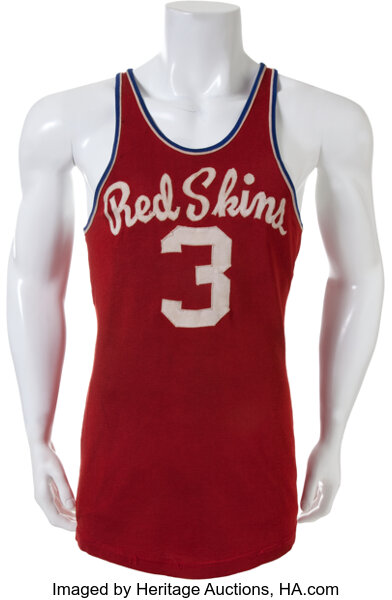 1949-50 Sheboygan Red Skins NBA Game Worn Jersey--Only Example, Lot #80103