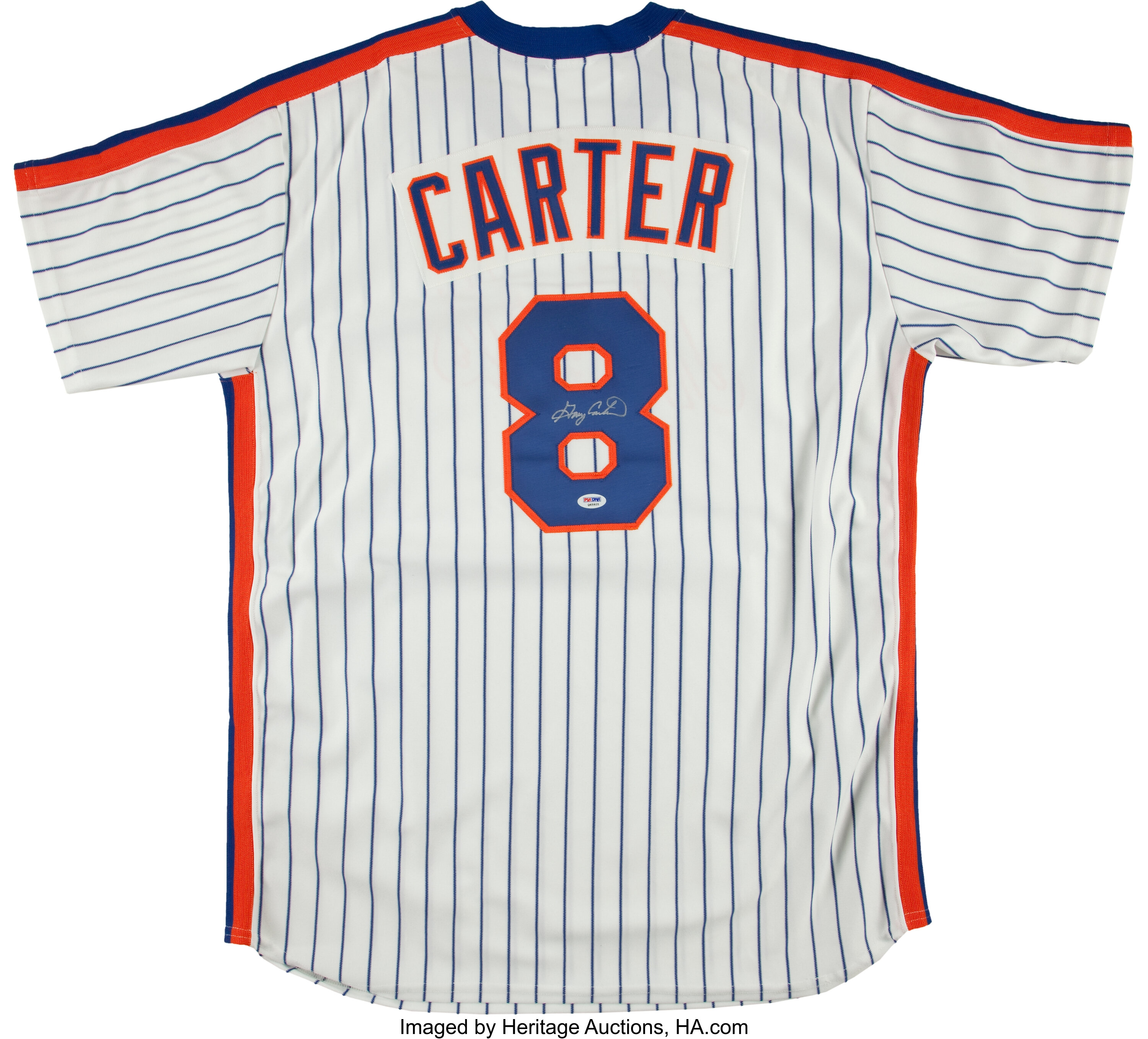 Lot Detail - 1986 GARY CARTER AUTOGRAPHED NEW YORK METS (WORLD CHAMPIONSHIP  SEASON) GAME WORN HOME JERSEY (NSM COLLECTION)