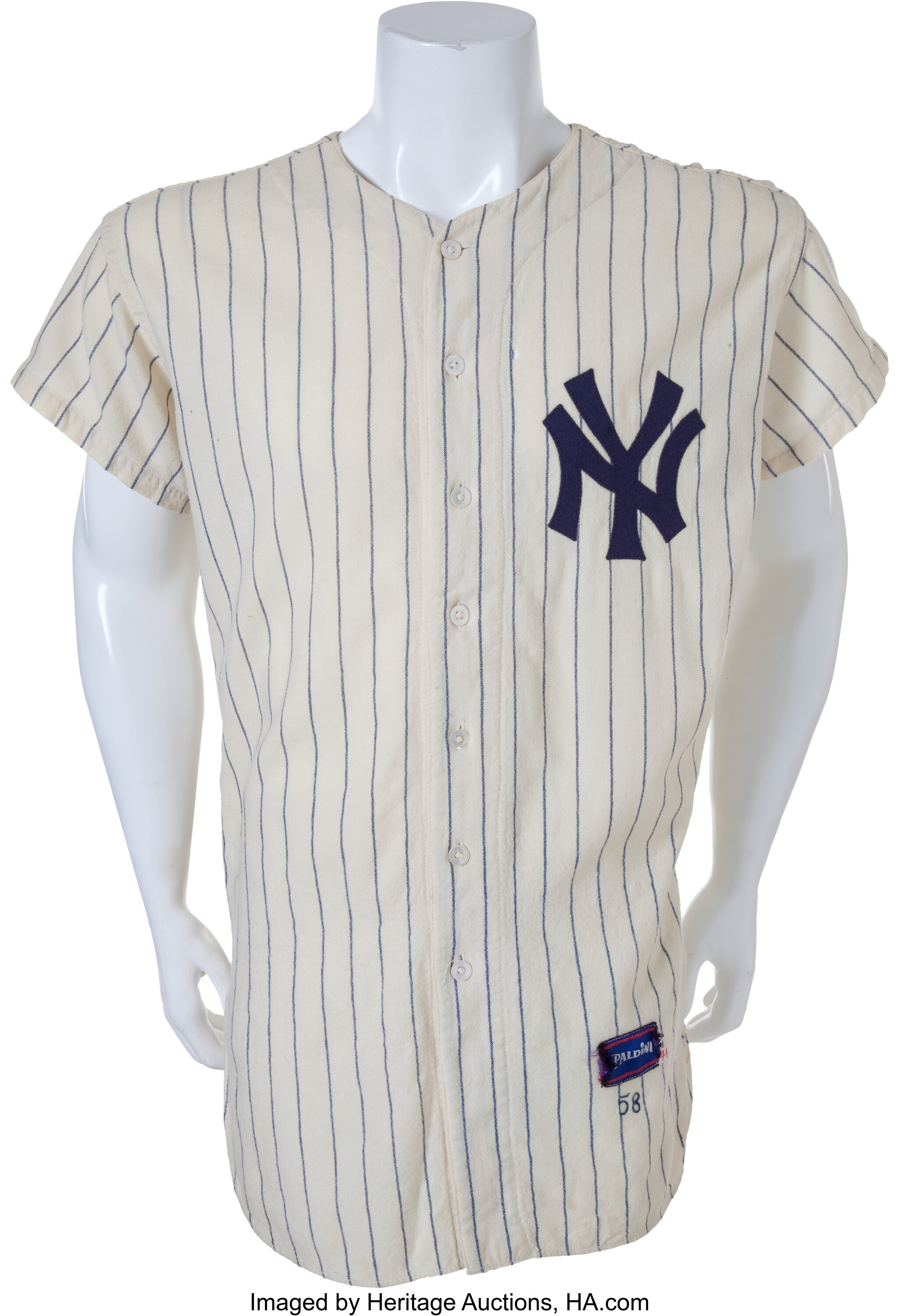 Lot Detail - 1976 Elston Howard Game Worn New York Yankees Home Jersey