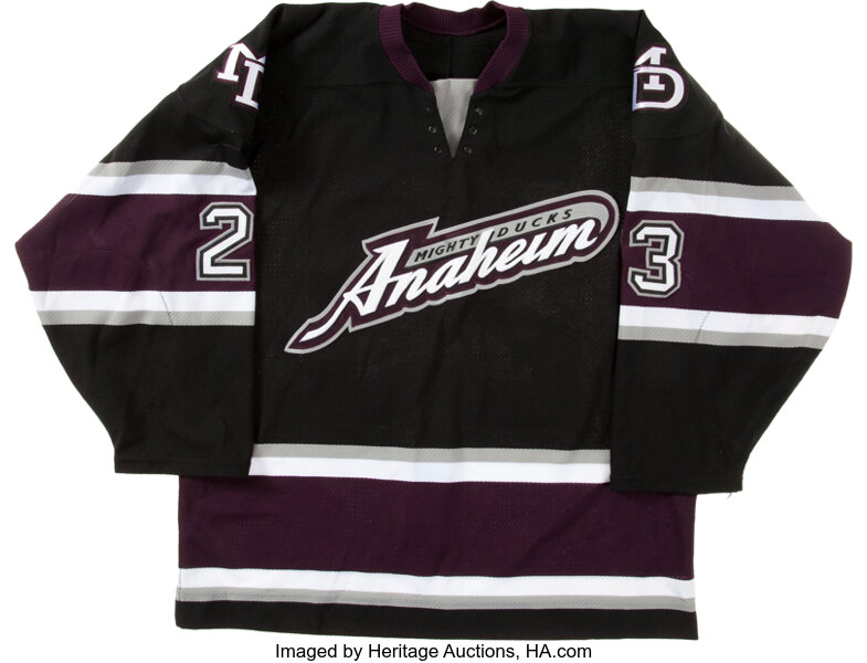 Mighty ducks best sale jersey history