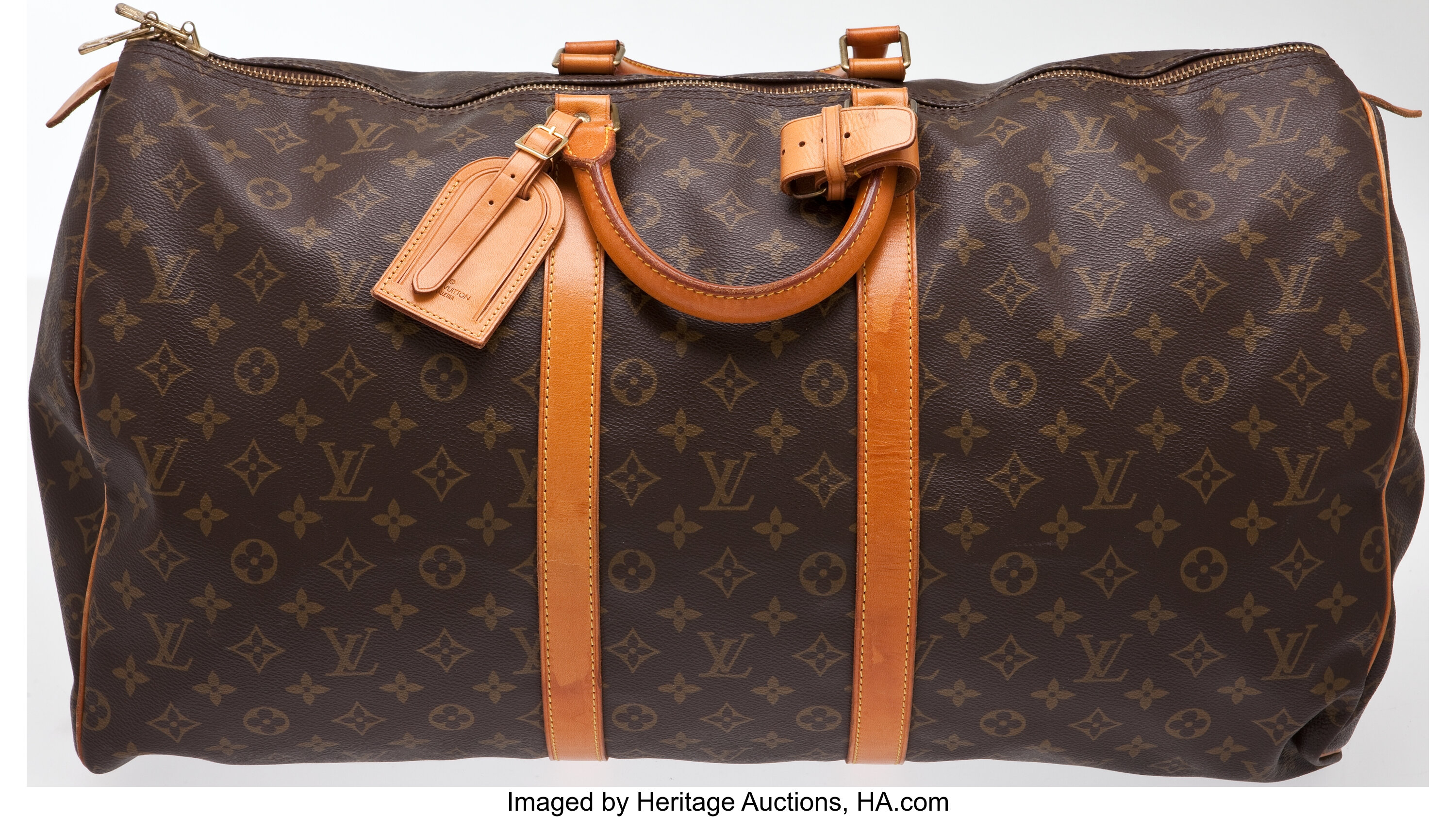 Louis Vuitton Lv Keepall 60 Duffle Bag Auction