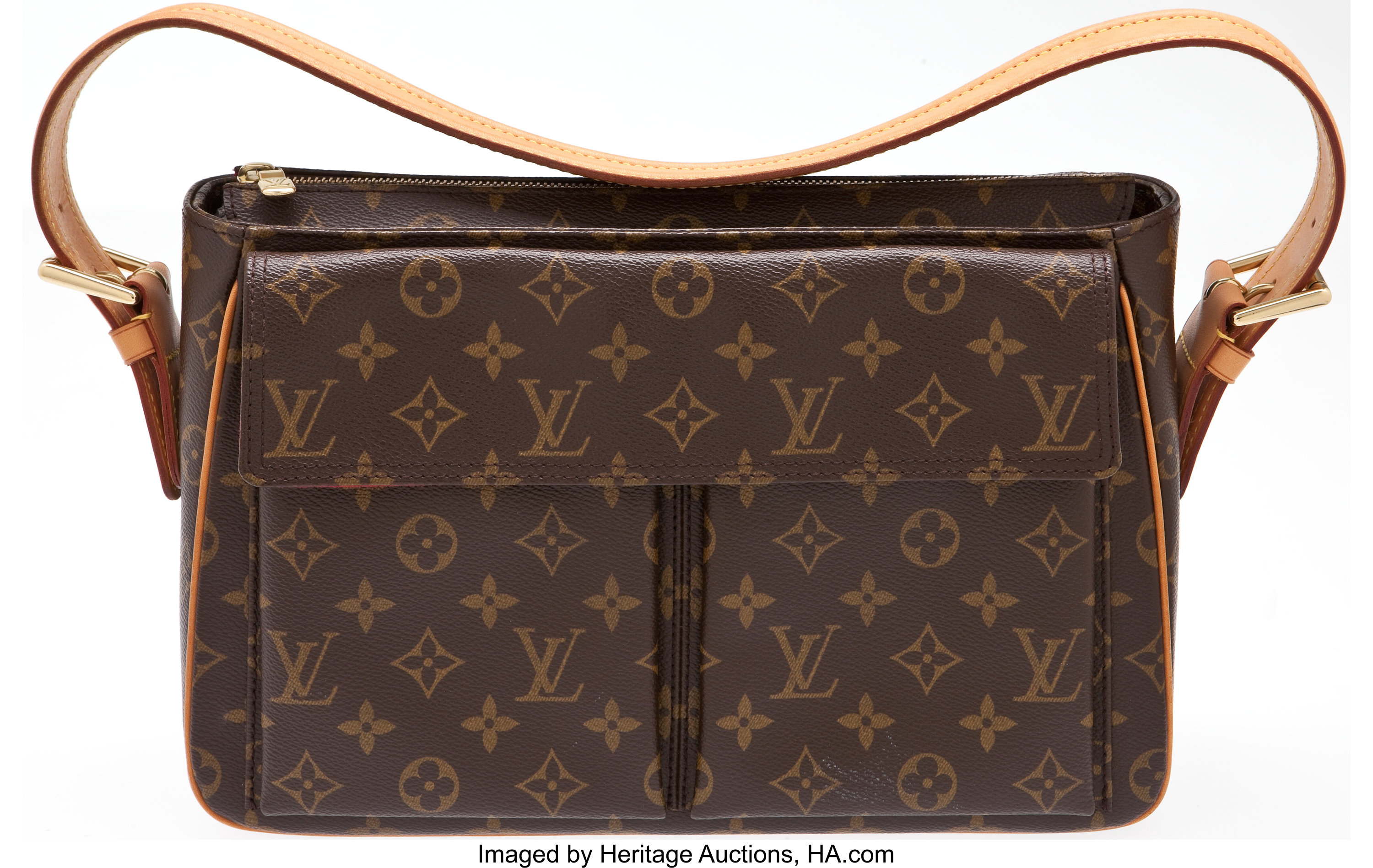 Sold at Auction: Vintage Louis Vuitton monogram tote, having two