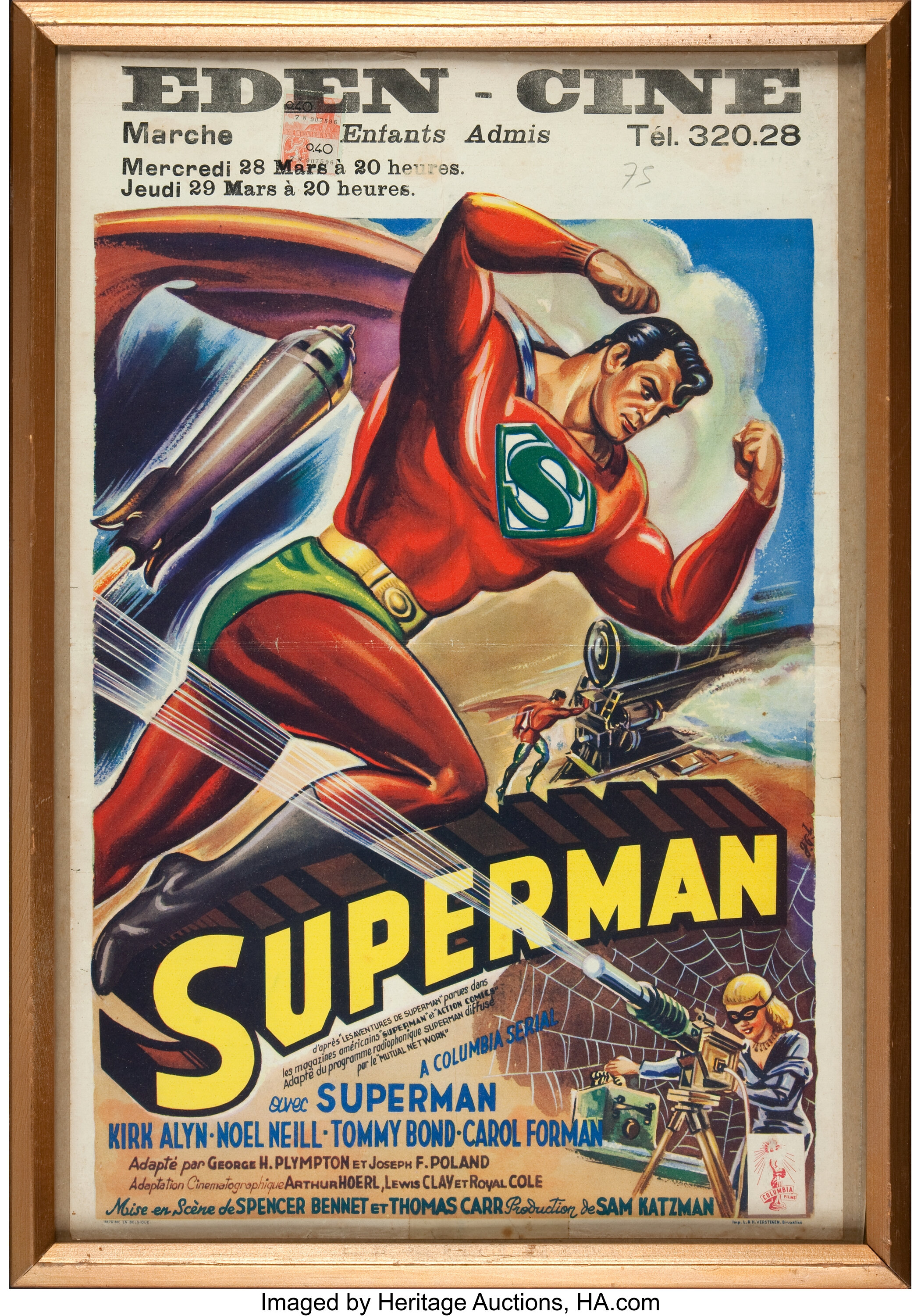 vintage superman poster