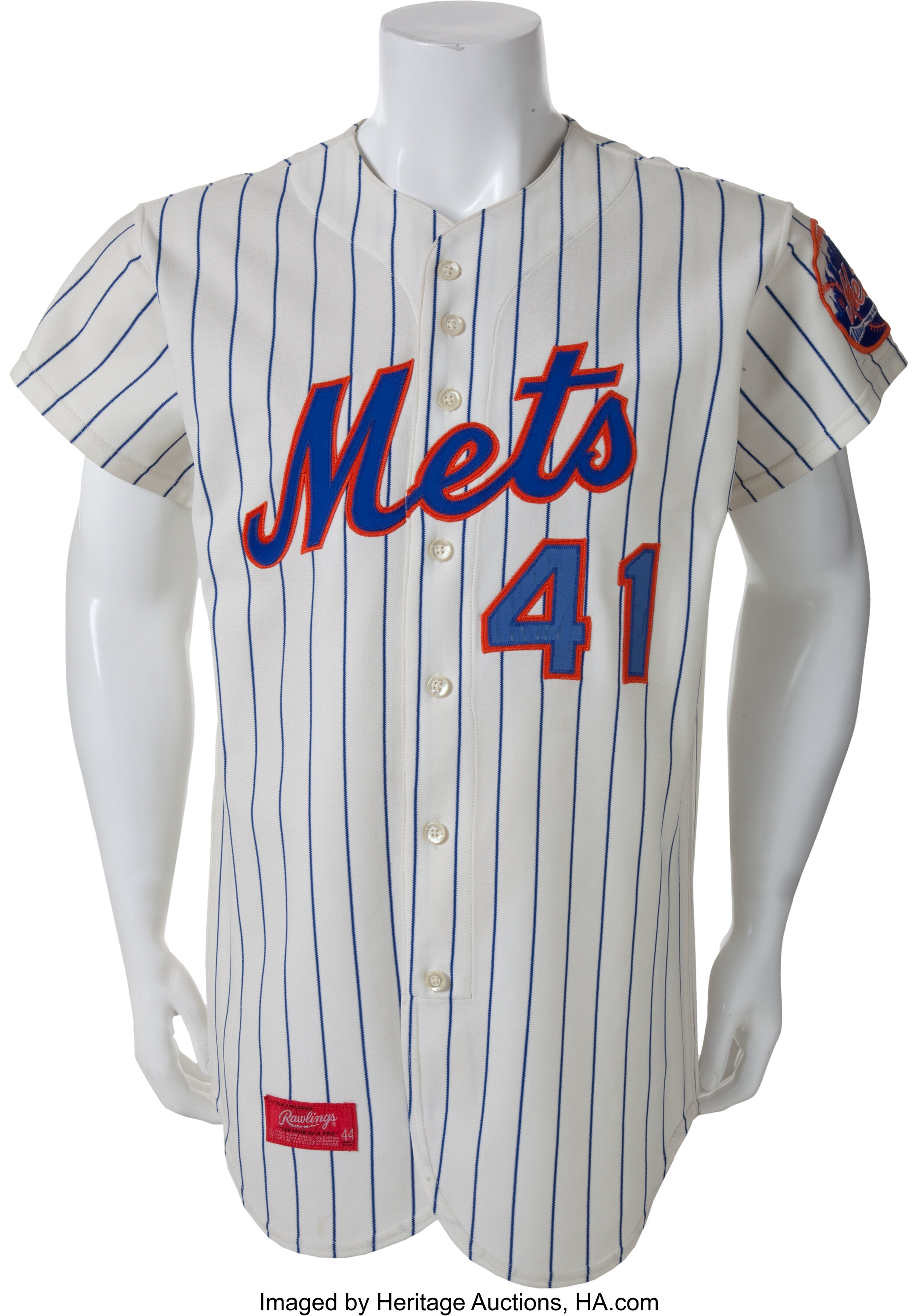 1973 Tom Seaver Game Worn New York Mets Jersey from Cy Young, Lot #81546