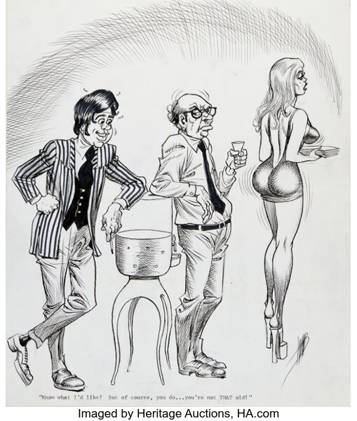 1970s Cartoon Porn - Bill Ward Sex to Sexty Cartoon Illustration Original Art (c. | Lot #95039 |  Heritage Auctions