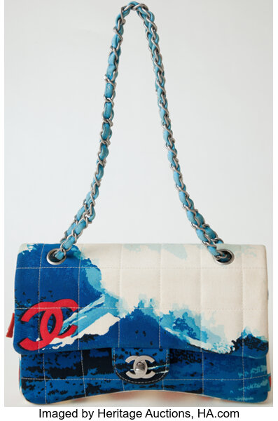 Chanel Wave Surf Beach Tote Bag