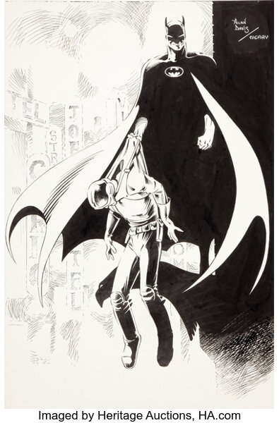 Alan Davis and Paul Neary Batman Triumphant Pin-Up Original Art | Lot  #92109 | Heritage Auctions