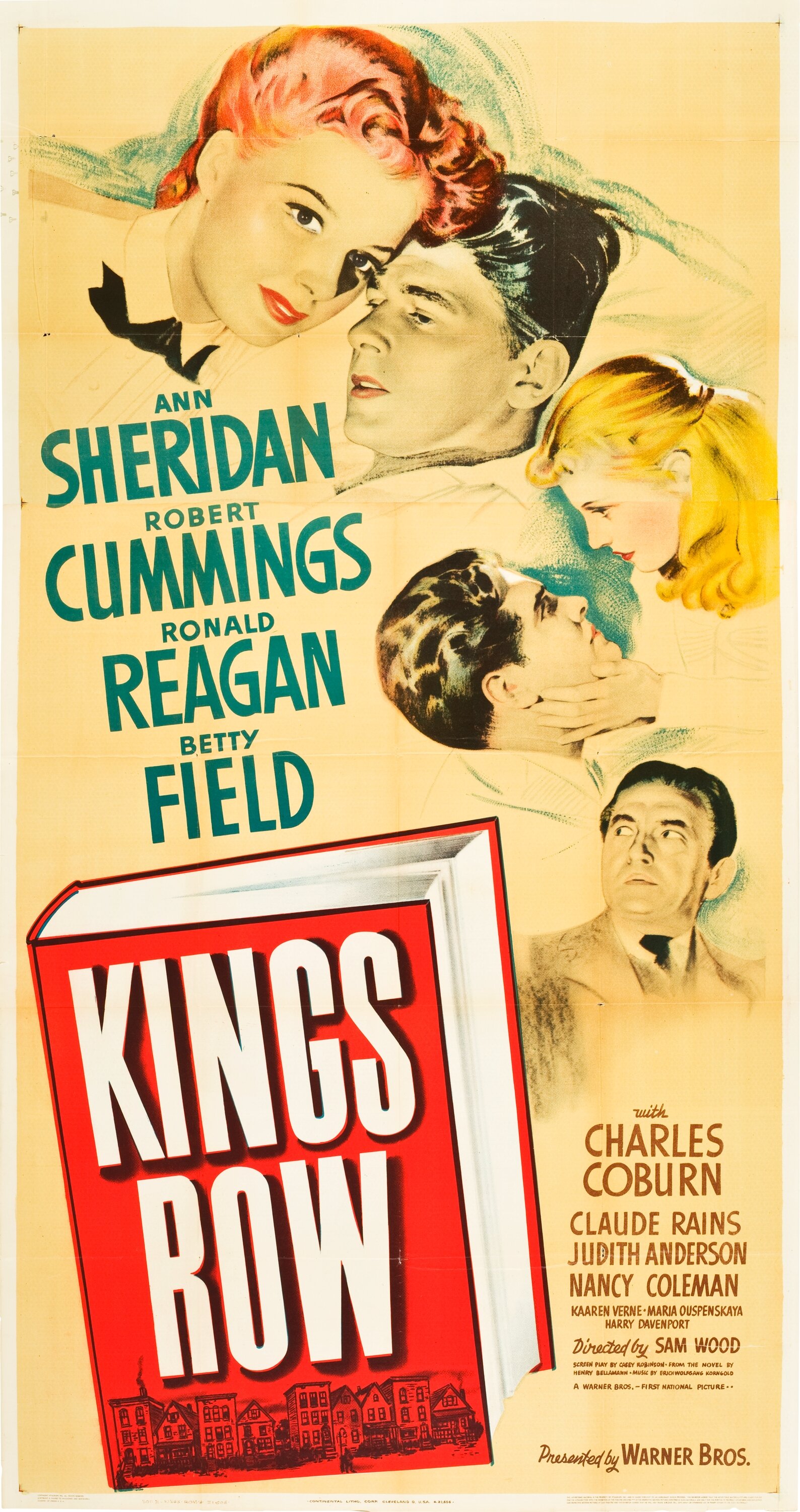 Kings Row Warner Brothers 1942 . Three Sheet 41