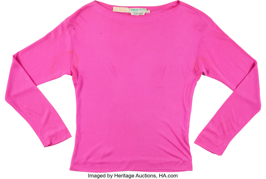 Pink Thing of The Day: Pink Pucci Top Worn By Marilyn Monroe