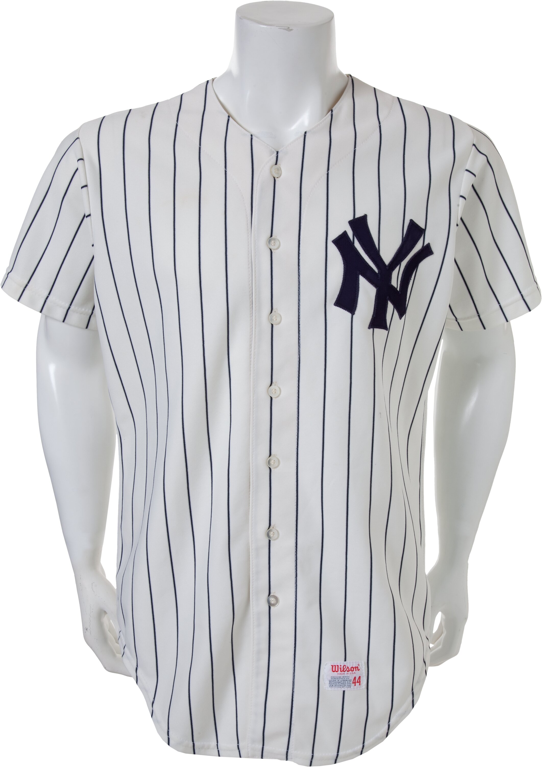 Majestic New York Yankees MICKEY MANTLE Sewn Baseball JERSEY GRAY