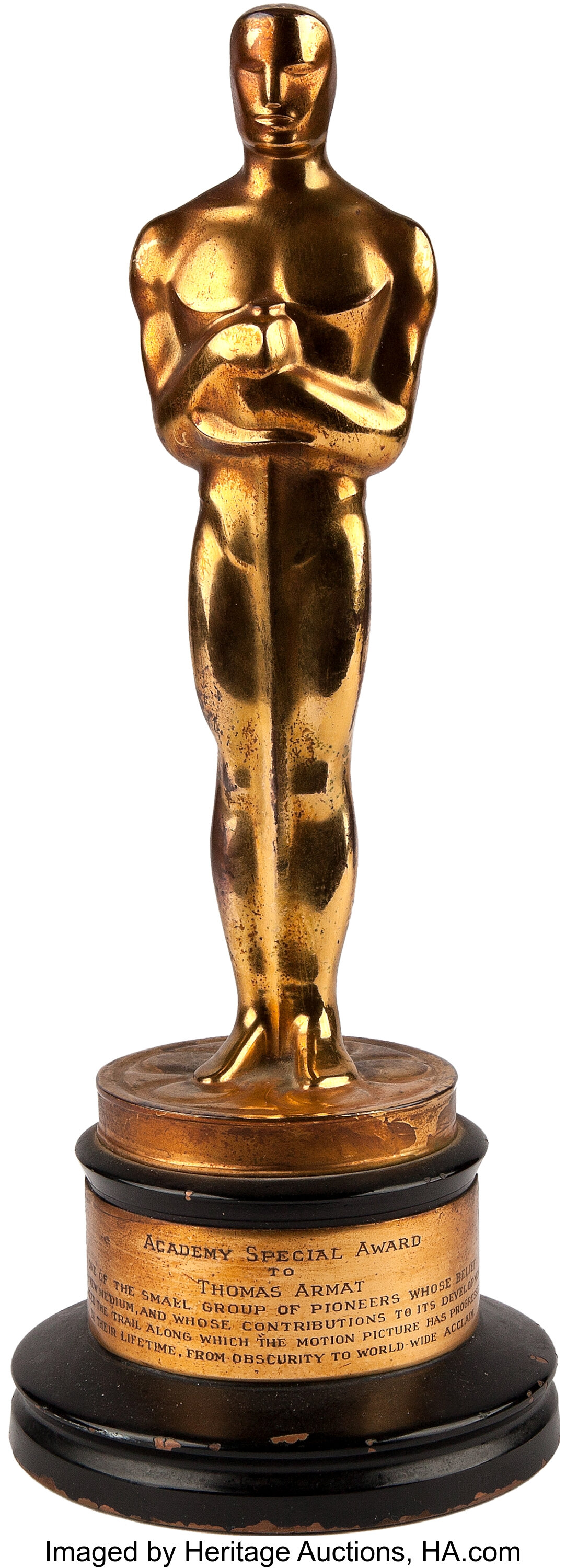 An Academy Special Award©®™ Presented to Thomas Armat, 1947. ... | Lot  #46066 | Heritage Auctions