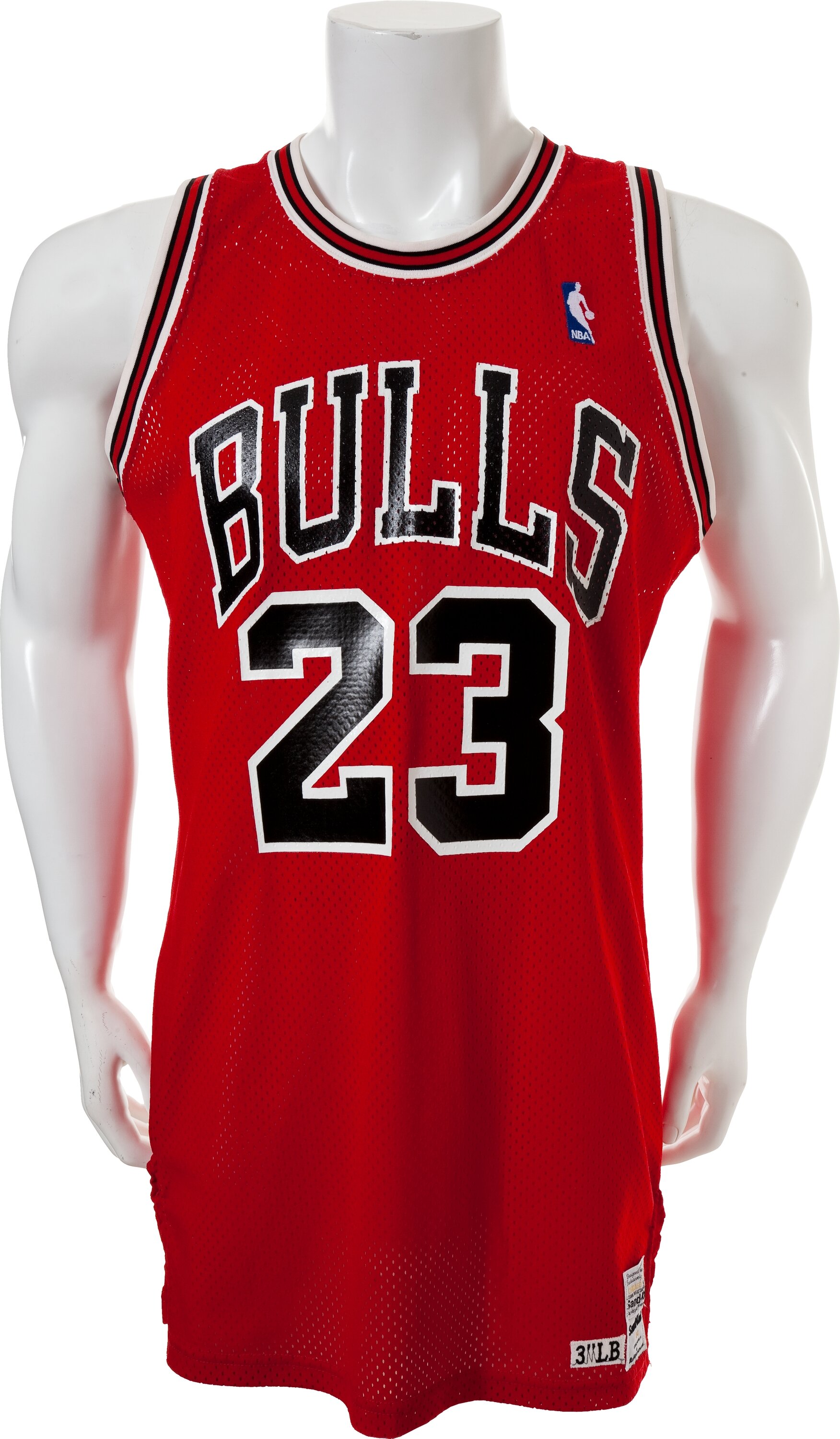 Chicago Bulls Basketball Jersey, worn by Michael Jordan