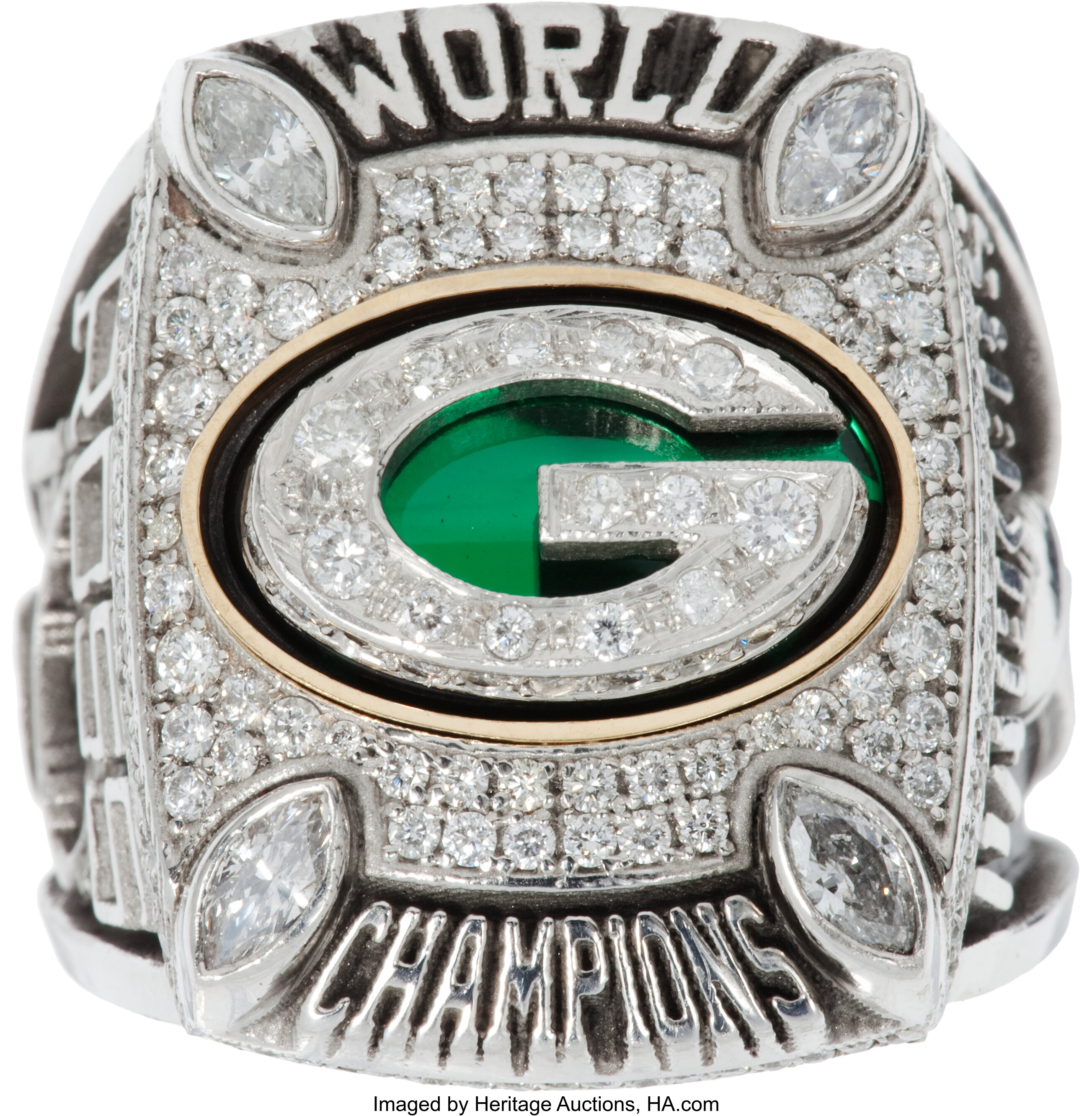 Green Bay Packers Super Bowl 4 Ring Set (1966, 1967, 1996, 2010) – Rings  For Champs