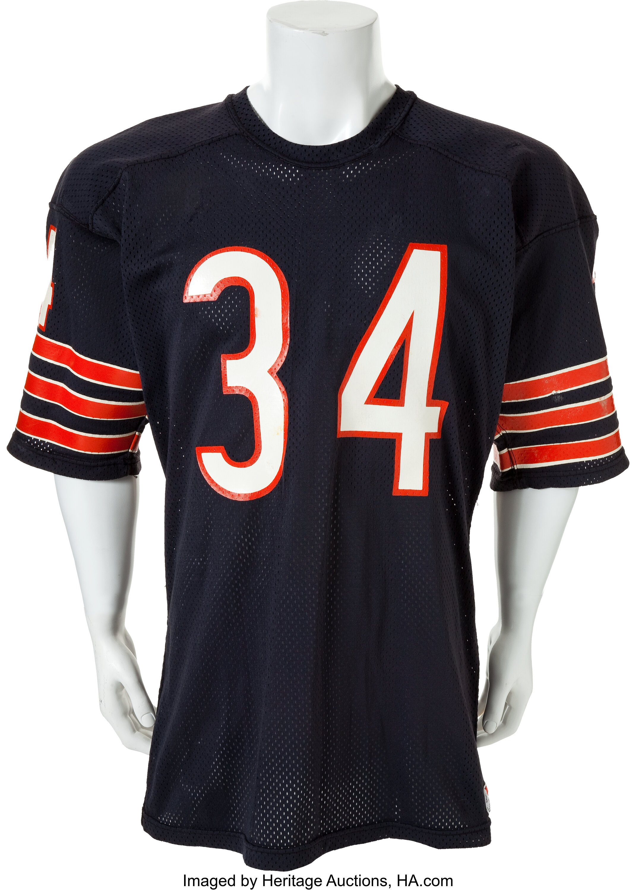 Walter payton game store worn jersey