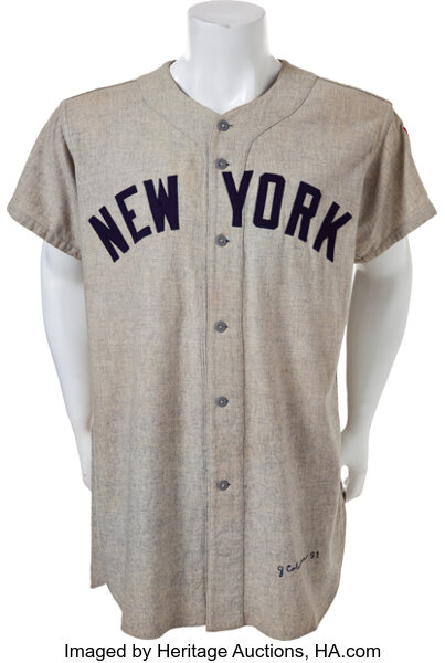 Sold at Auction: 1950's New York Yankees Game Used Baseball Jersey