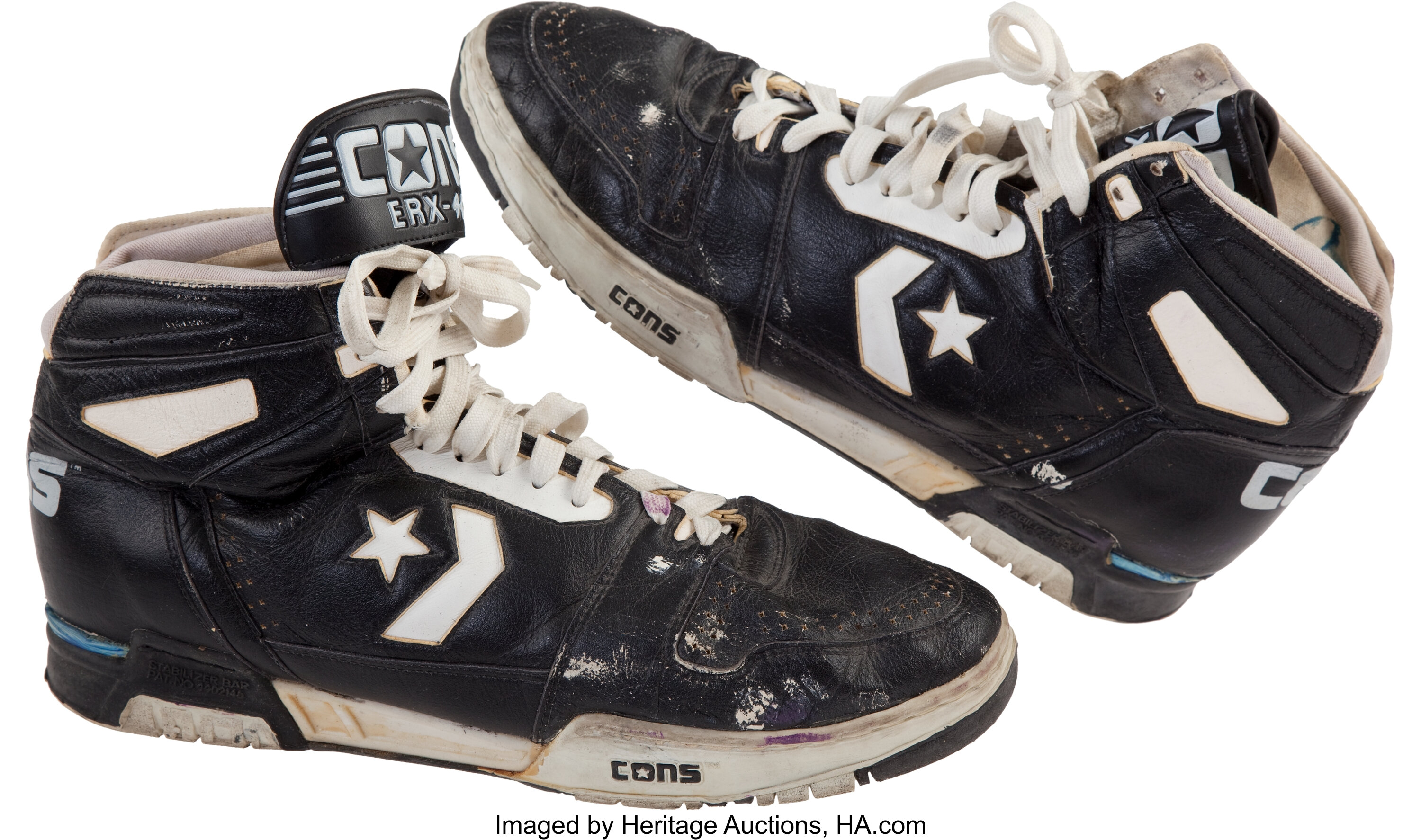 Michael Jordan Game-Worn Converse Shoes 1982 Auction