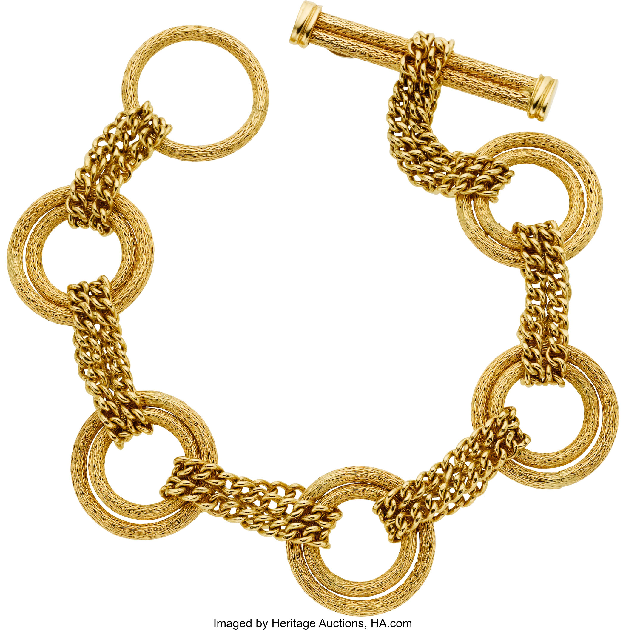 Gold Bracelet. ... Estate Jewelry Bracelets | Lot #58722 | Heritage ...