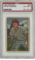  1952 Bowman # 53 Richie Ashburn Philadelphia Phillies