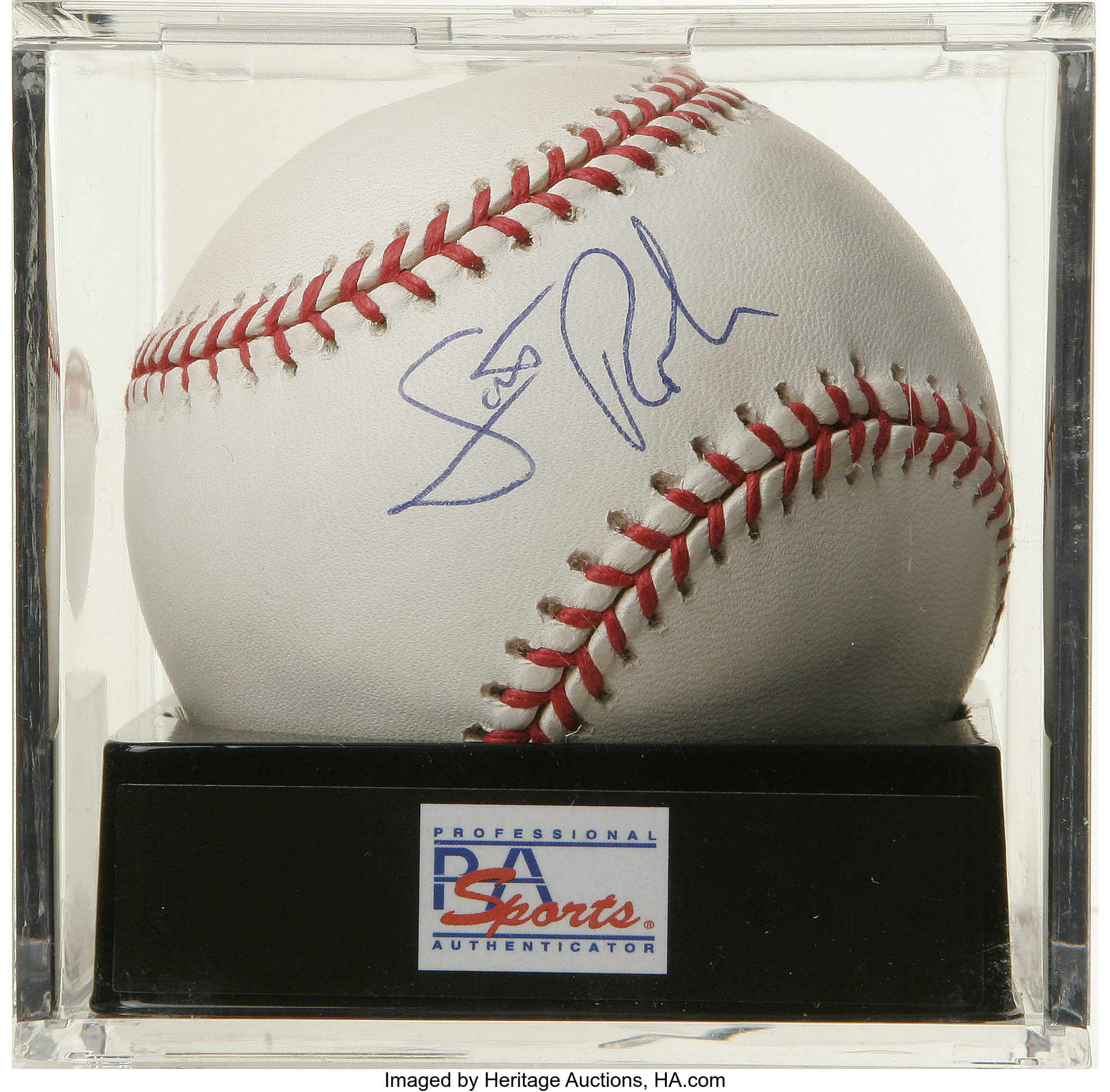 Scott Rolen Single Signed Baseball, PSA Mint 9. The hard-working, Lot  #10224