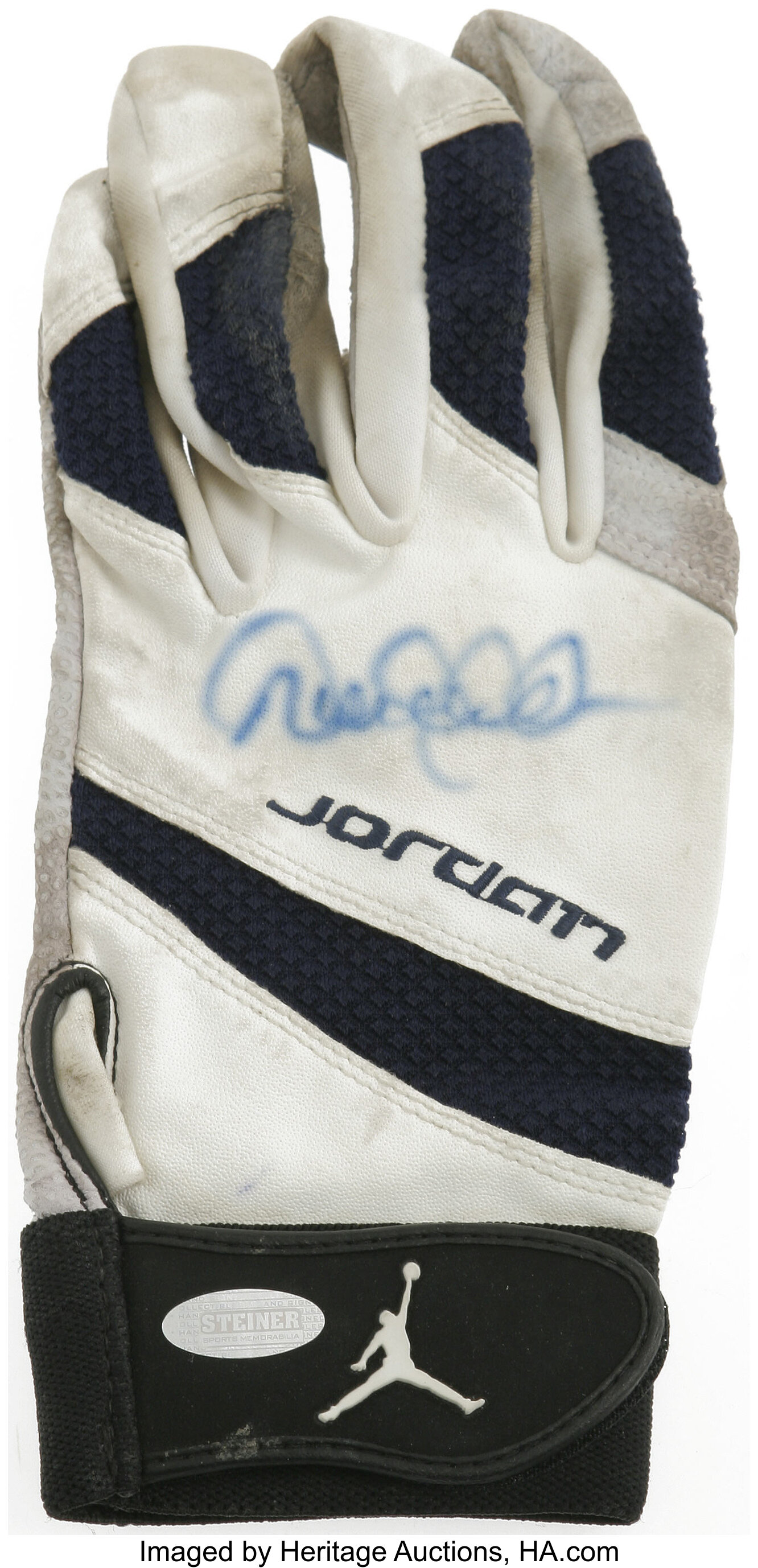 2002 Derek Jeter Yankees Game Used Jordan Batting Gloves 