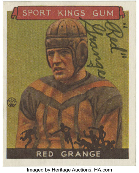 Red Grange Signed Photo 8x10 Autographed Bears PSA/DNA AB64180