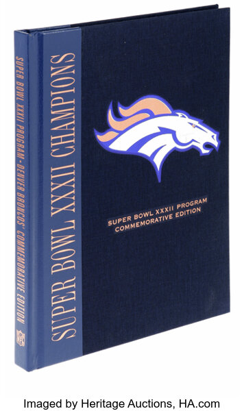 John Elway Signed Super Bowl XXXII Champions Commemorative Program