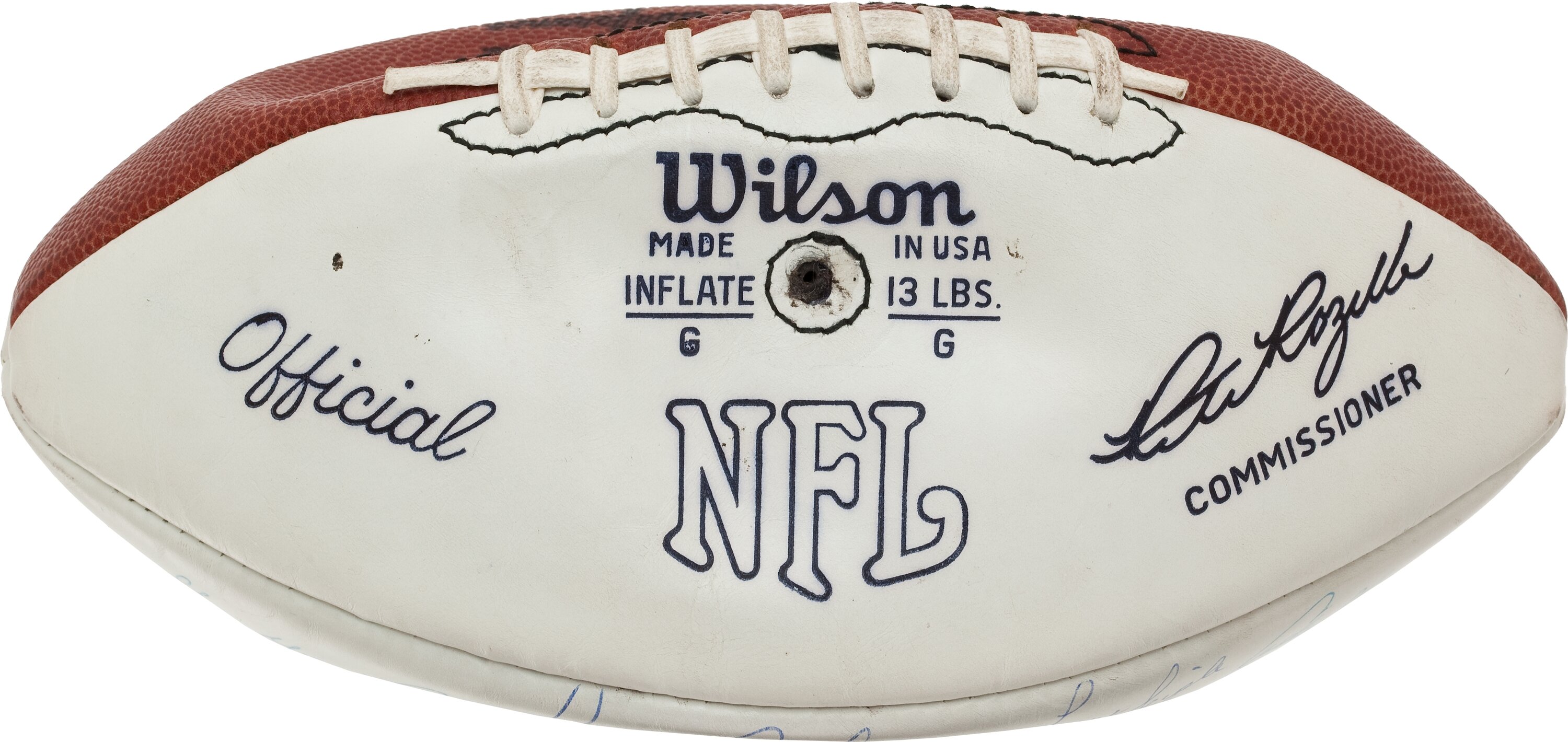 1973 Miami Dolphins Team Signed Football - Super Bowl Championship ...